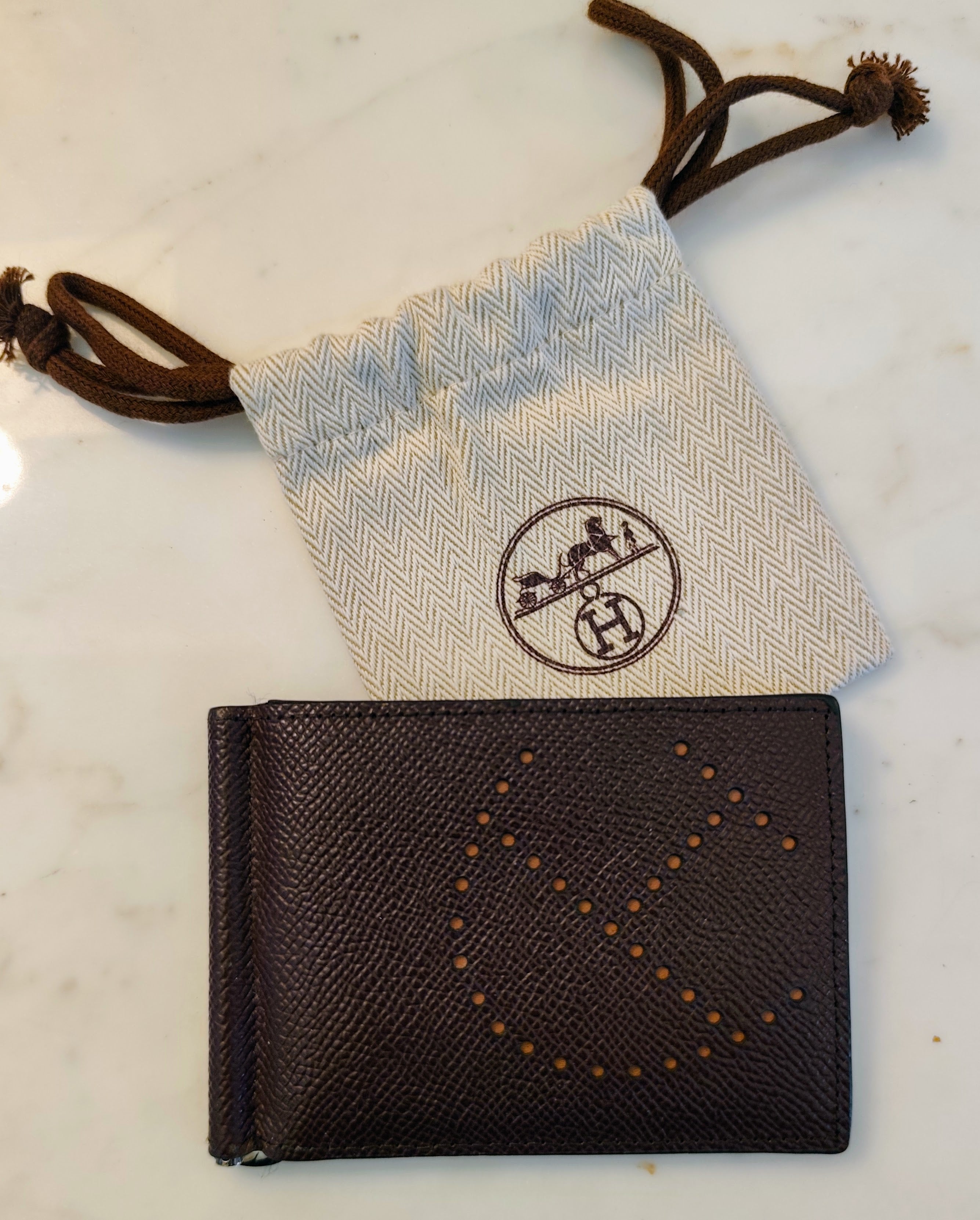 Hermès – Heveline Fermasoldi Portafoglio Grip Spring Tdm