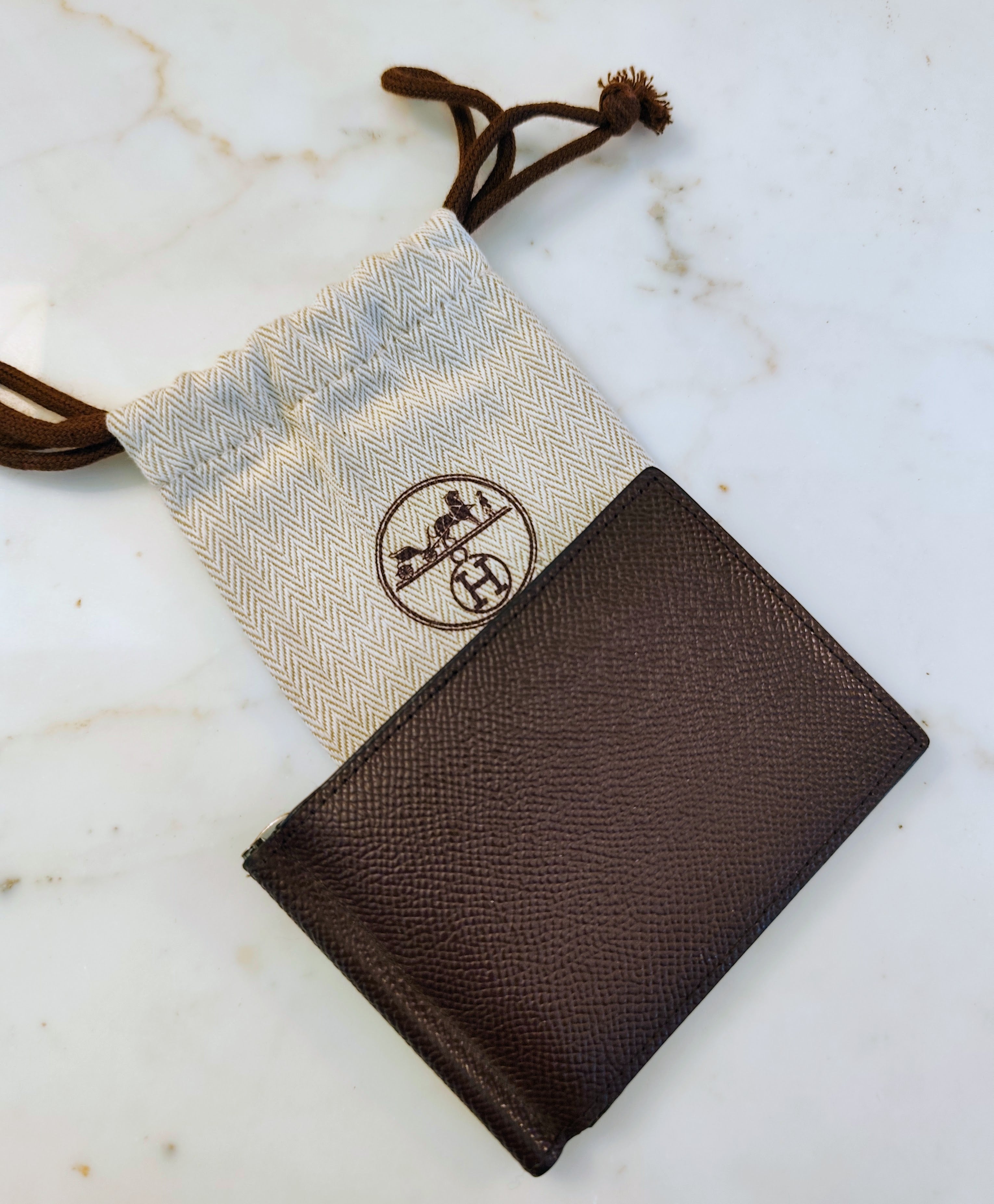 Hermès – Heveline Fermasoldi Portafoglio Grip Spring Tdm