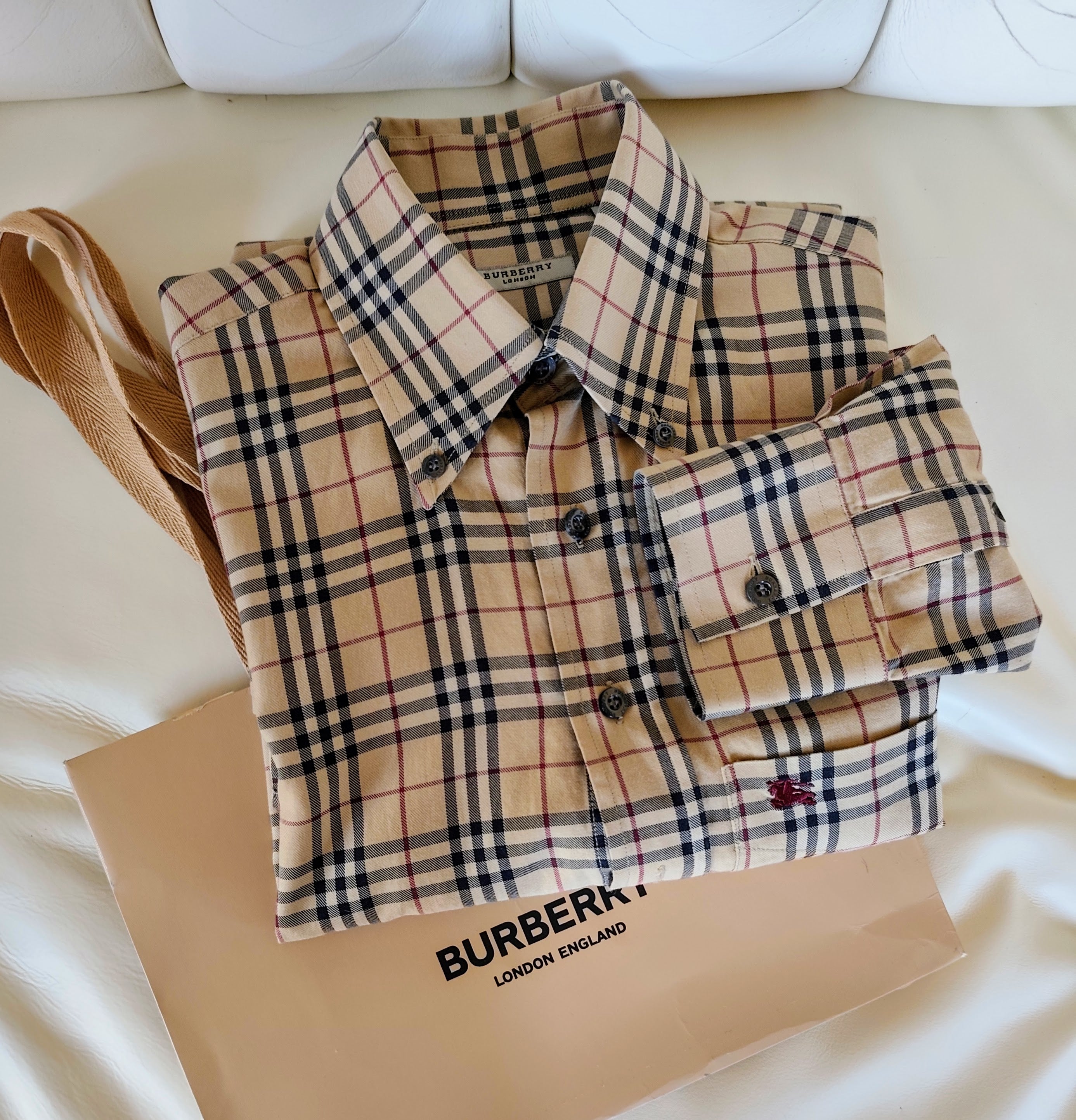 Burberry – Camicia Button Down Unisex Check (Made in England)