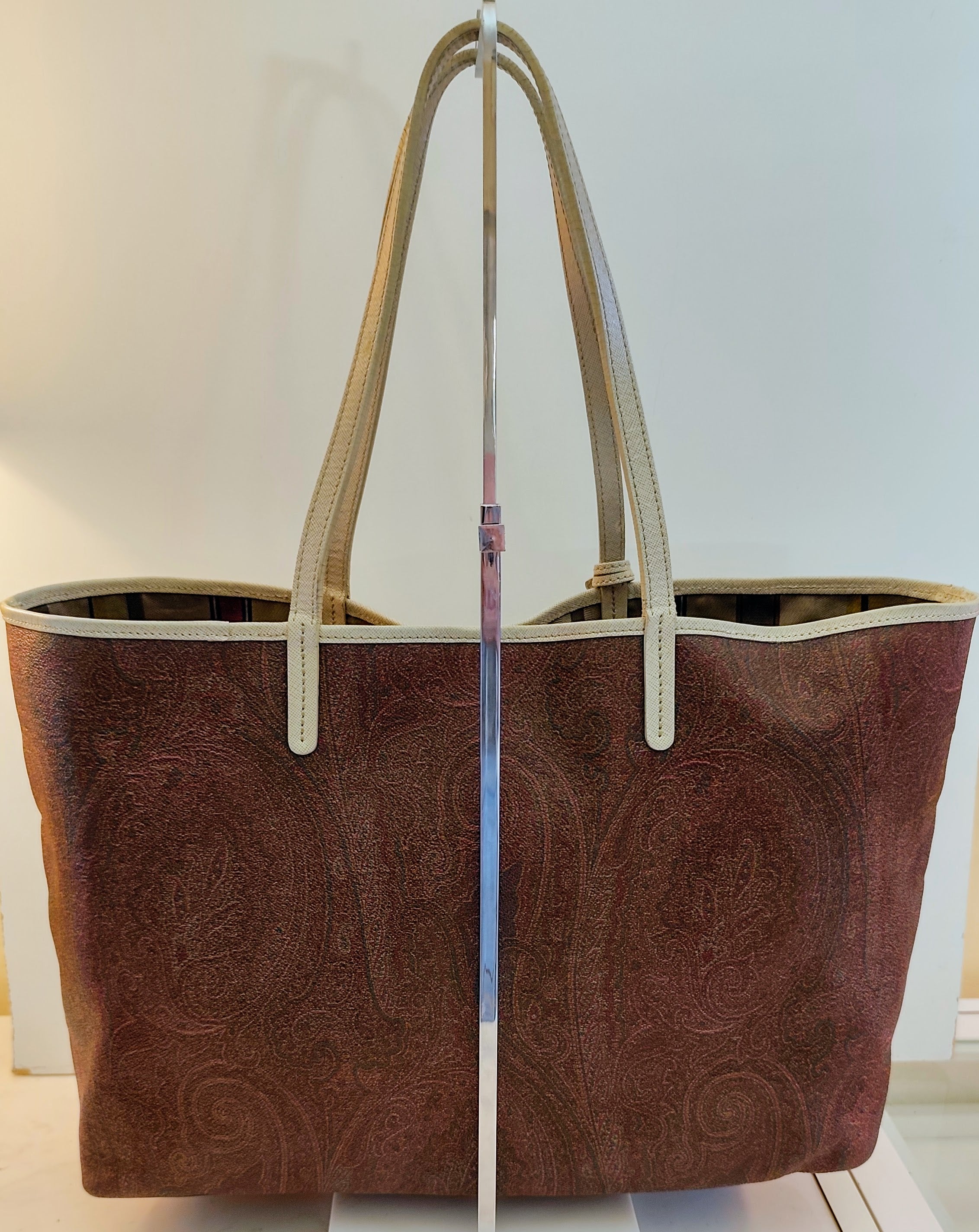 Etro – Borsa Shopper Tote Pegaso Paisley Jacquard Multicolor