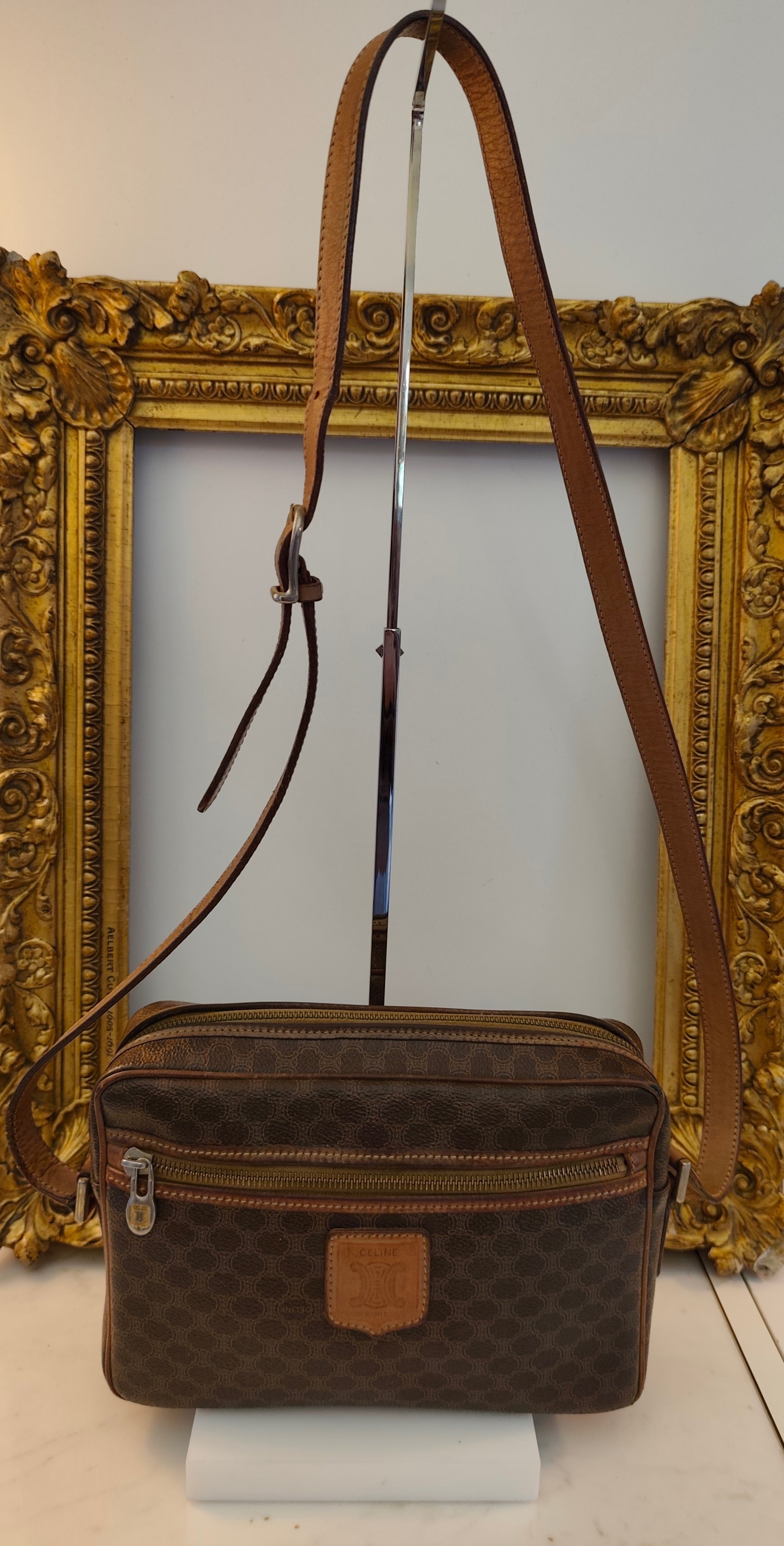 Celine – Camera Bag Postina Tracolla in Canvas Macadam Vintage