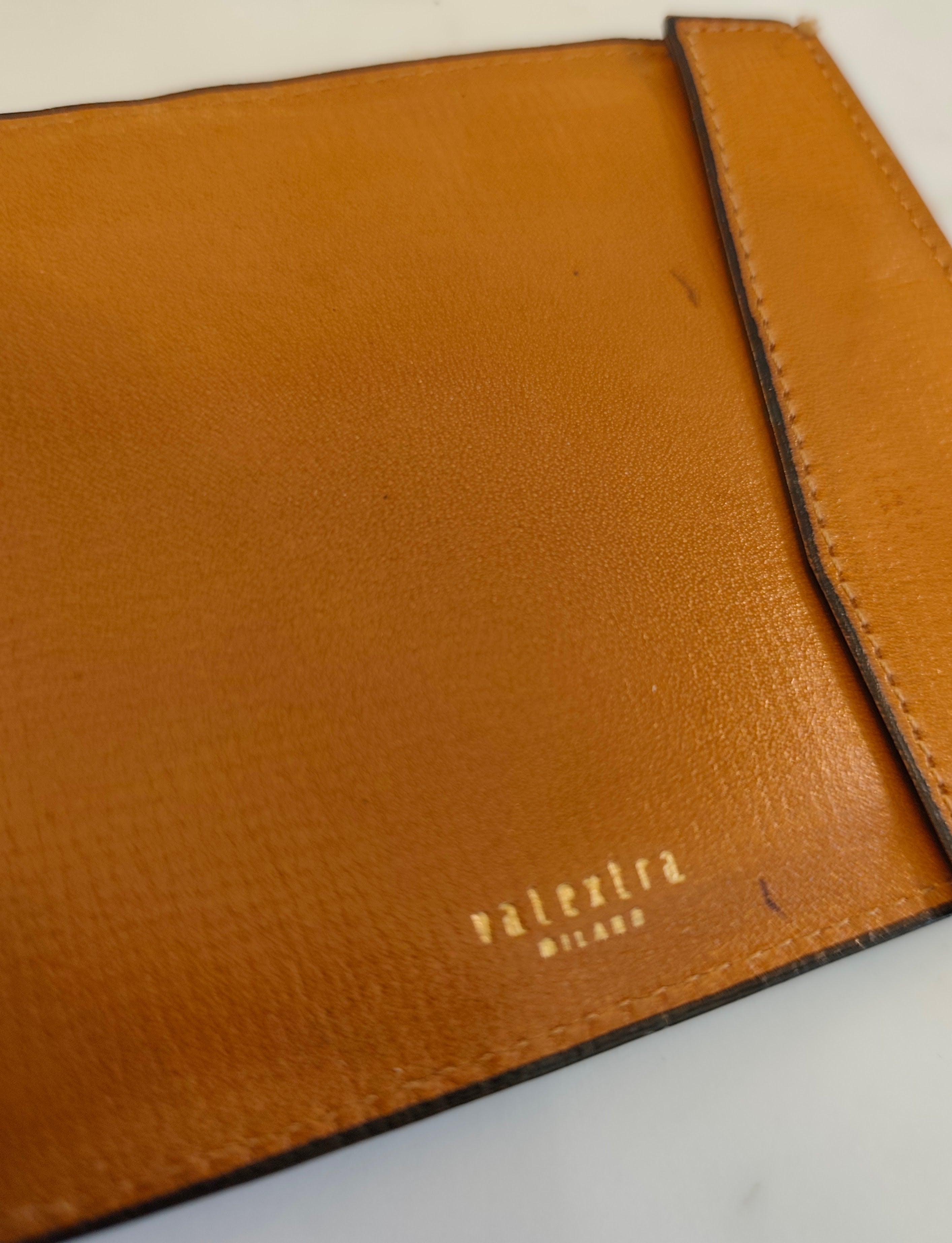 Valextra – Fermasoldi “Grip Spring" Portamonete e Carte Pelle