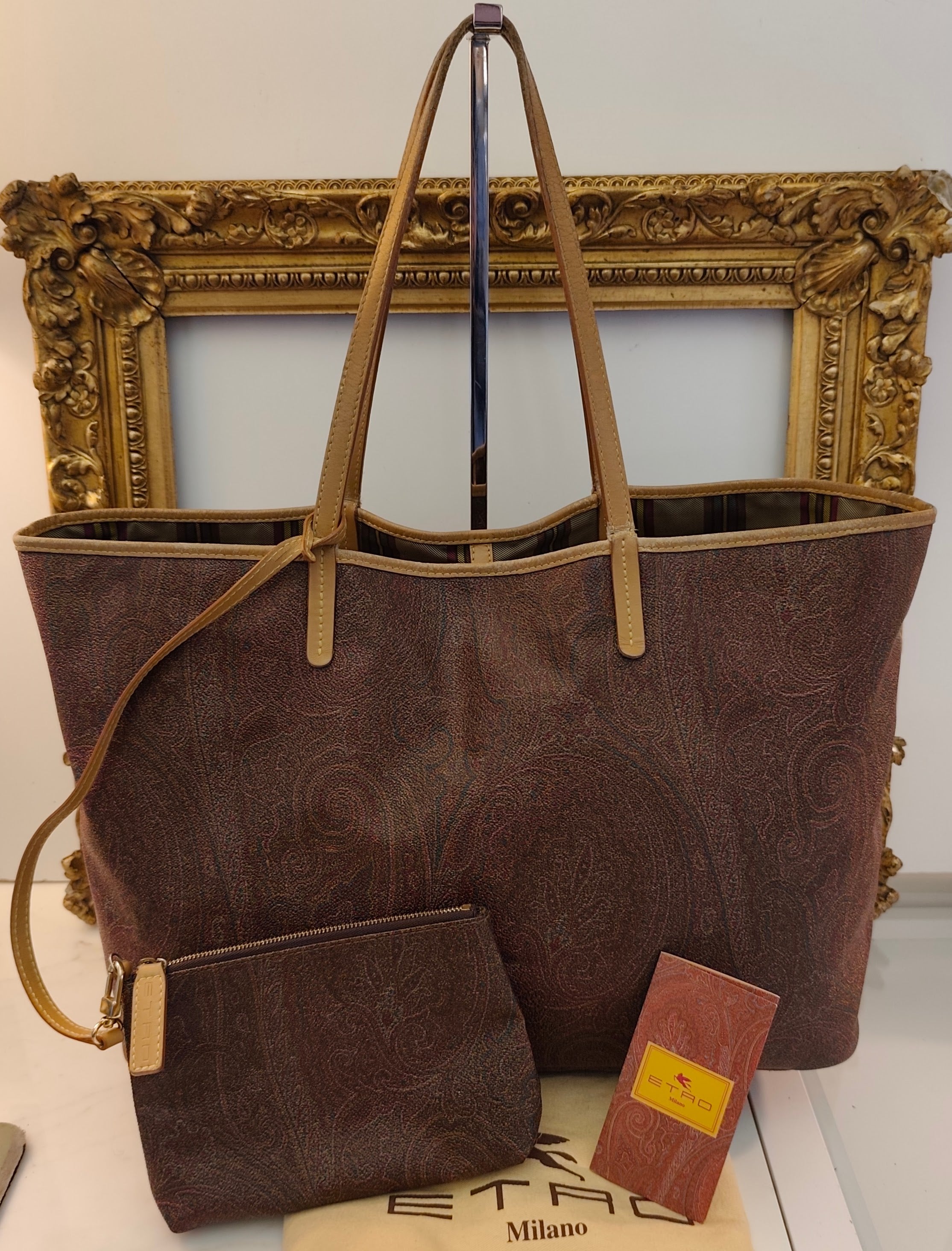 Etro - Shopper Paisley Jacquard con Pochette