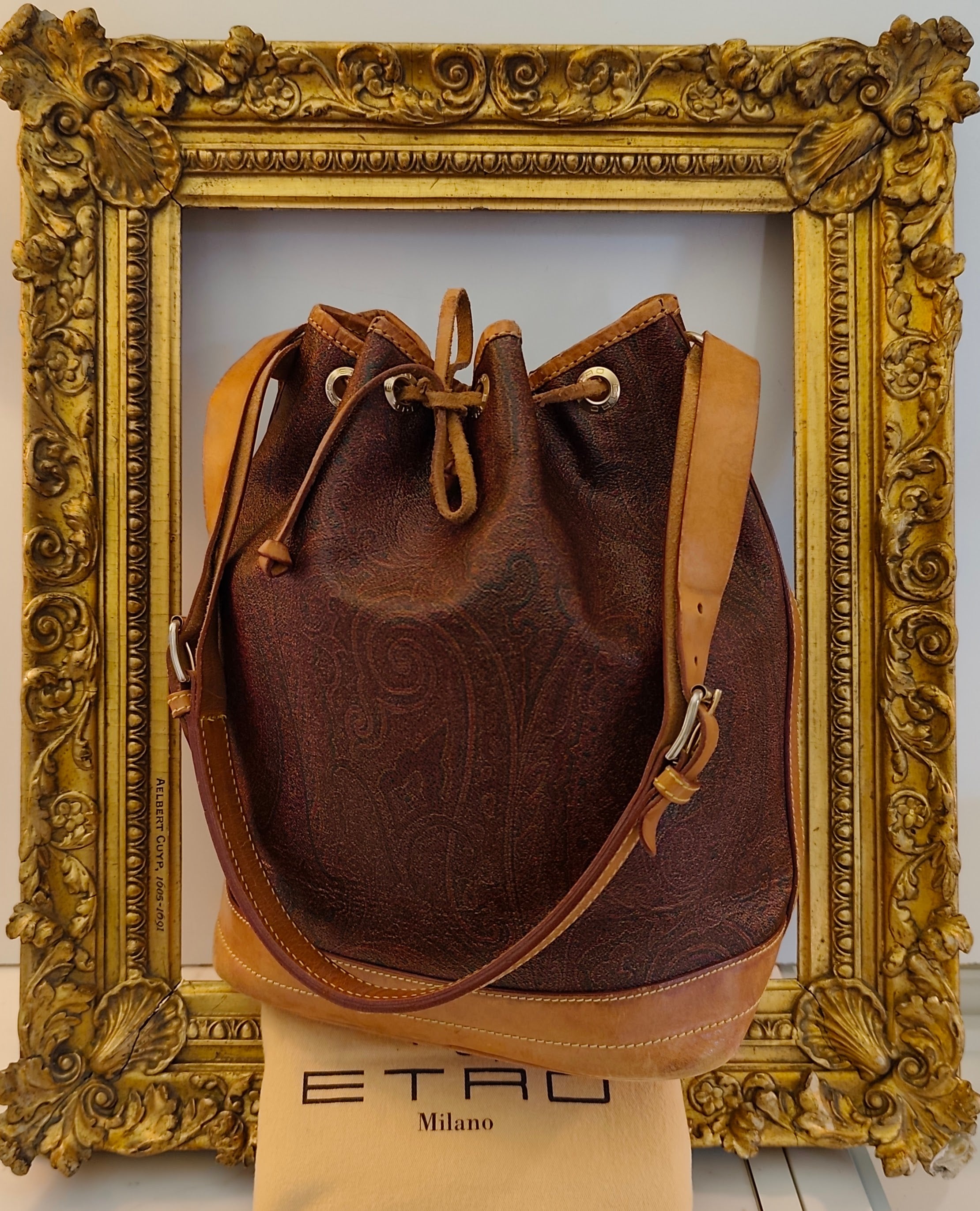 Etro - Secchiello Bucket Paisley Jacquard Jacquard Vintage