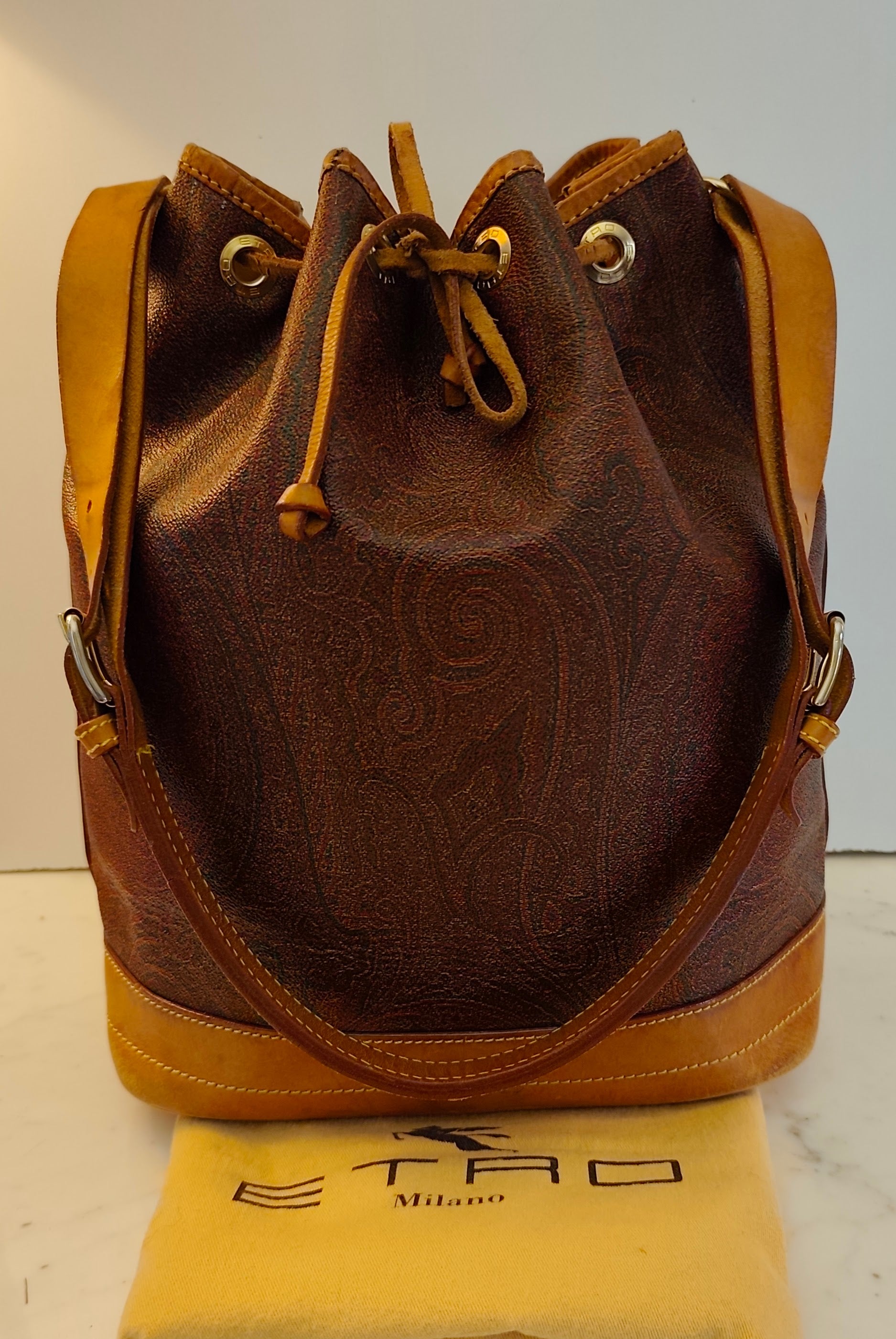 Etro - Secchiello Bucket Paisley Jacquard Jacquard Vintage