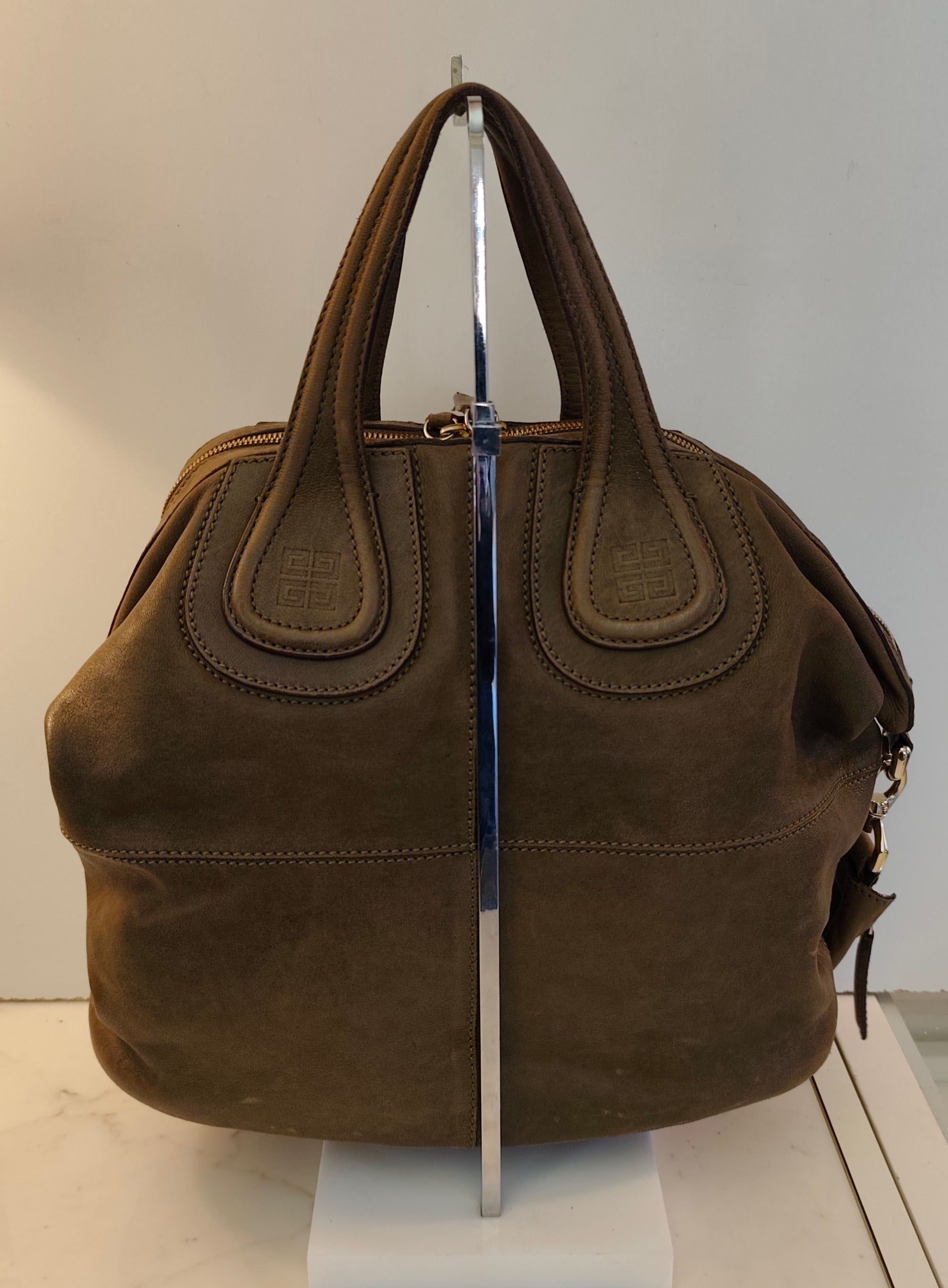 Givenchy - Nightingale Borsa Tote in Pelle Kaki