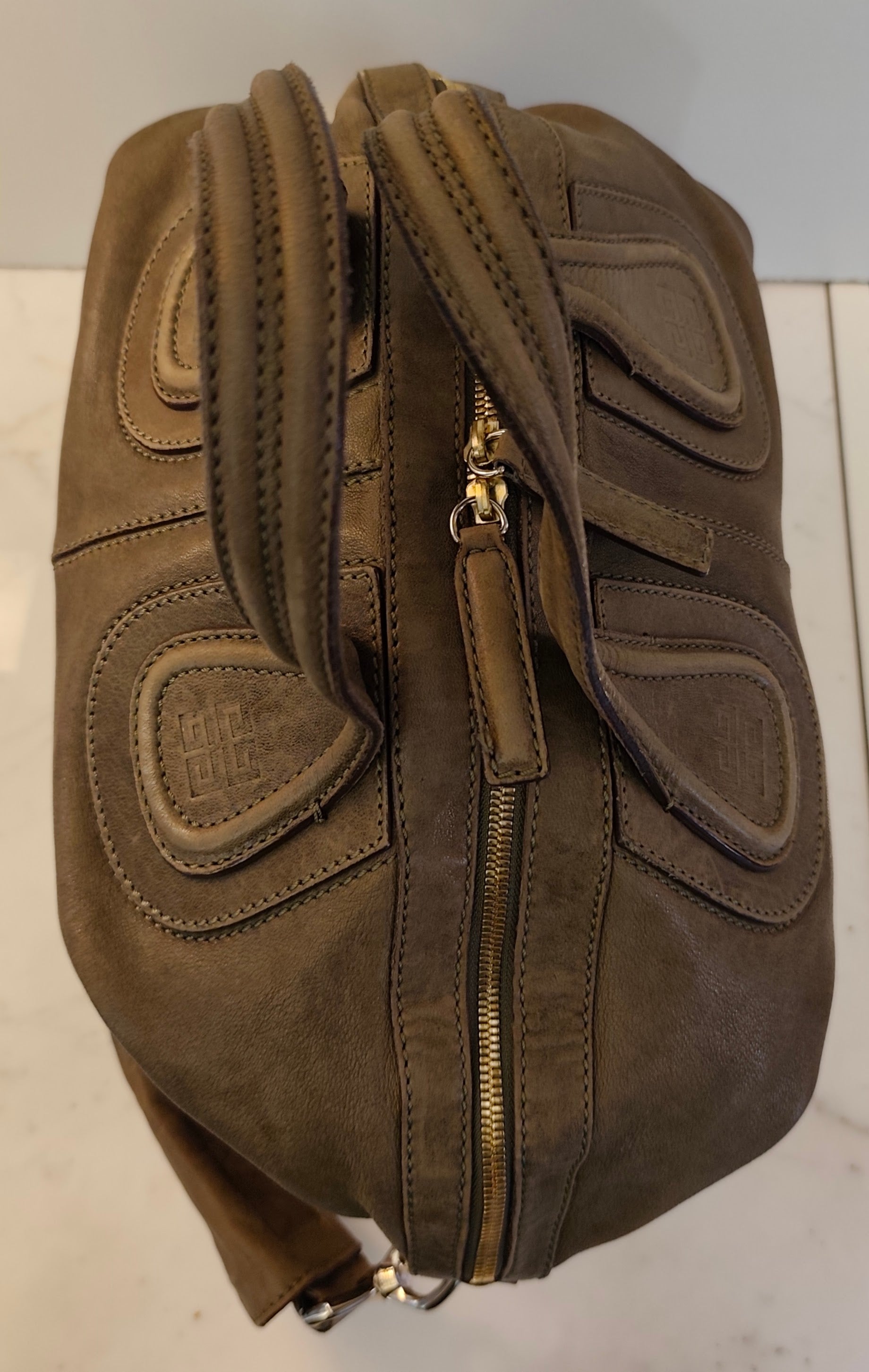 Givenchy - Nightingale Borsa Tote in Pelle Kaki