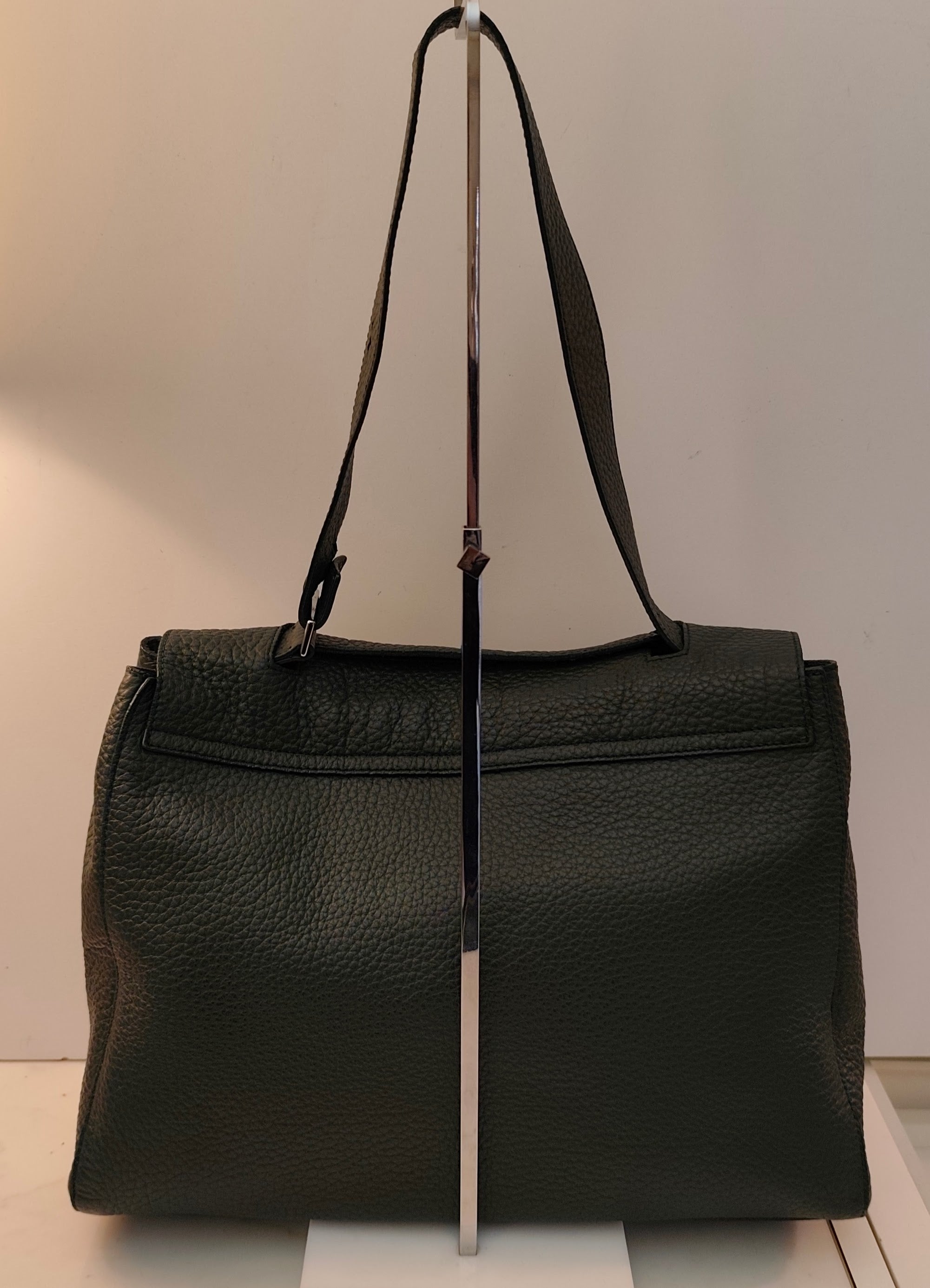 Orciani – Sveva Soft Grande in Pelle Verde Bosco