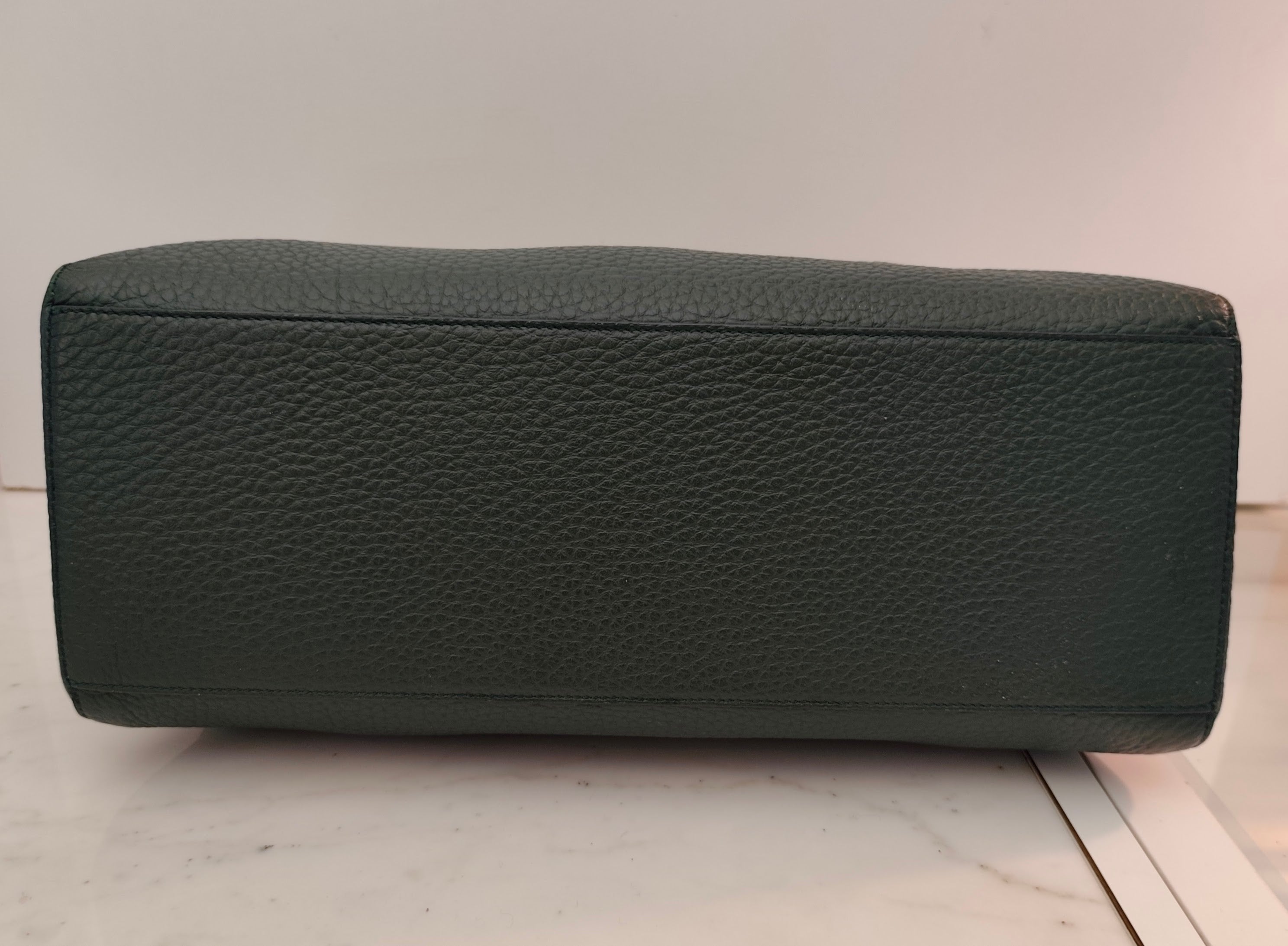 Orciani – Sveva Soft Grande in Pelle Verde Bosco