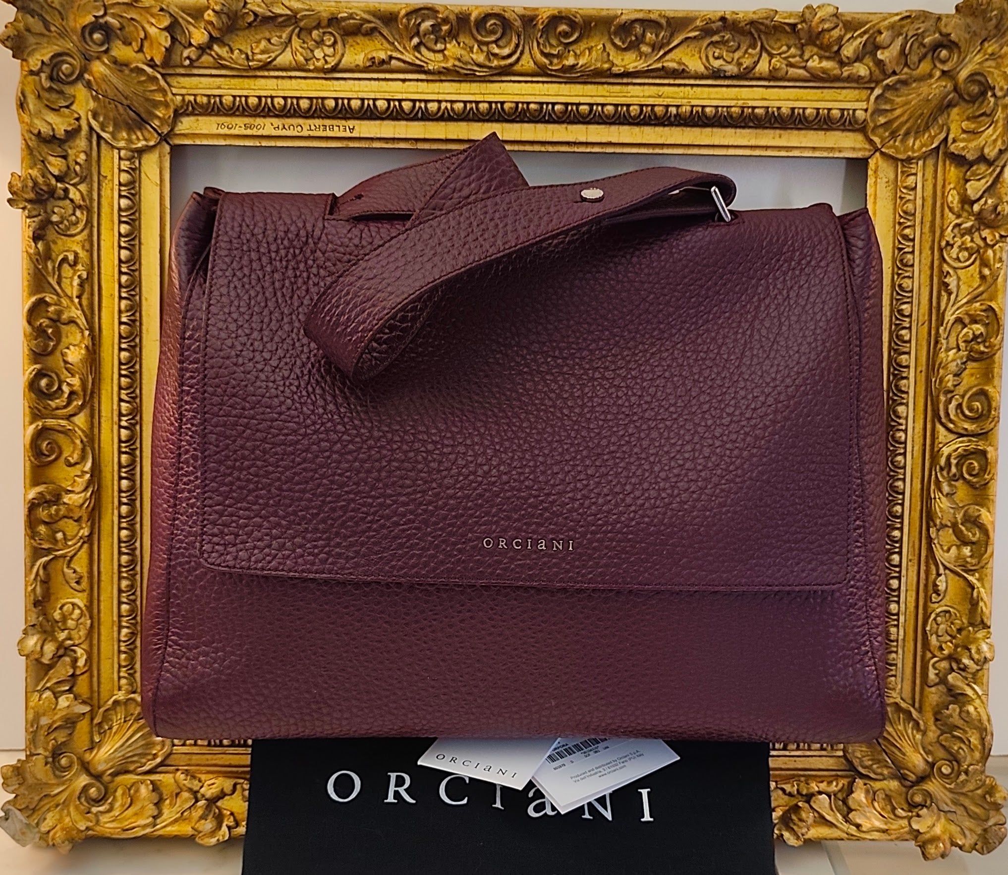 Orciani— Sveva Soft Grande Pelle Bordeaux