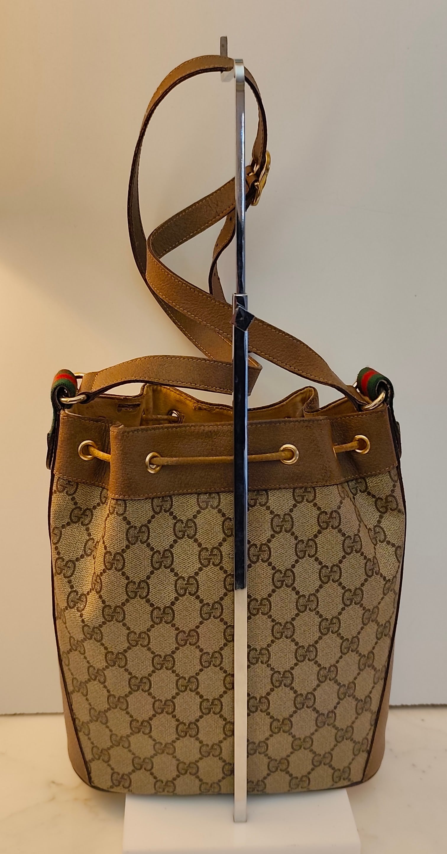 Gucci - Secchiello Ophidia Ovale "GG" Supreme Beige Vintage