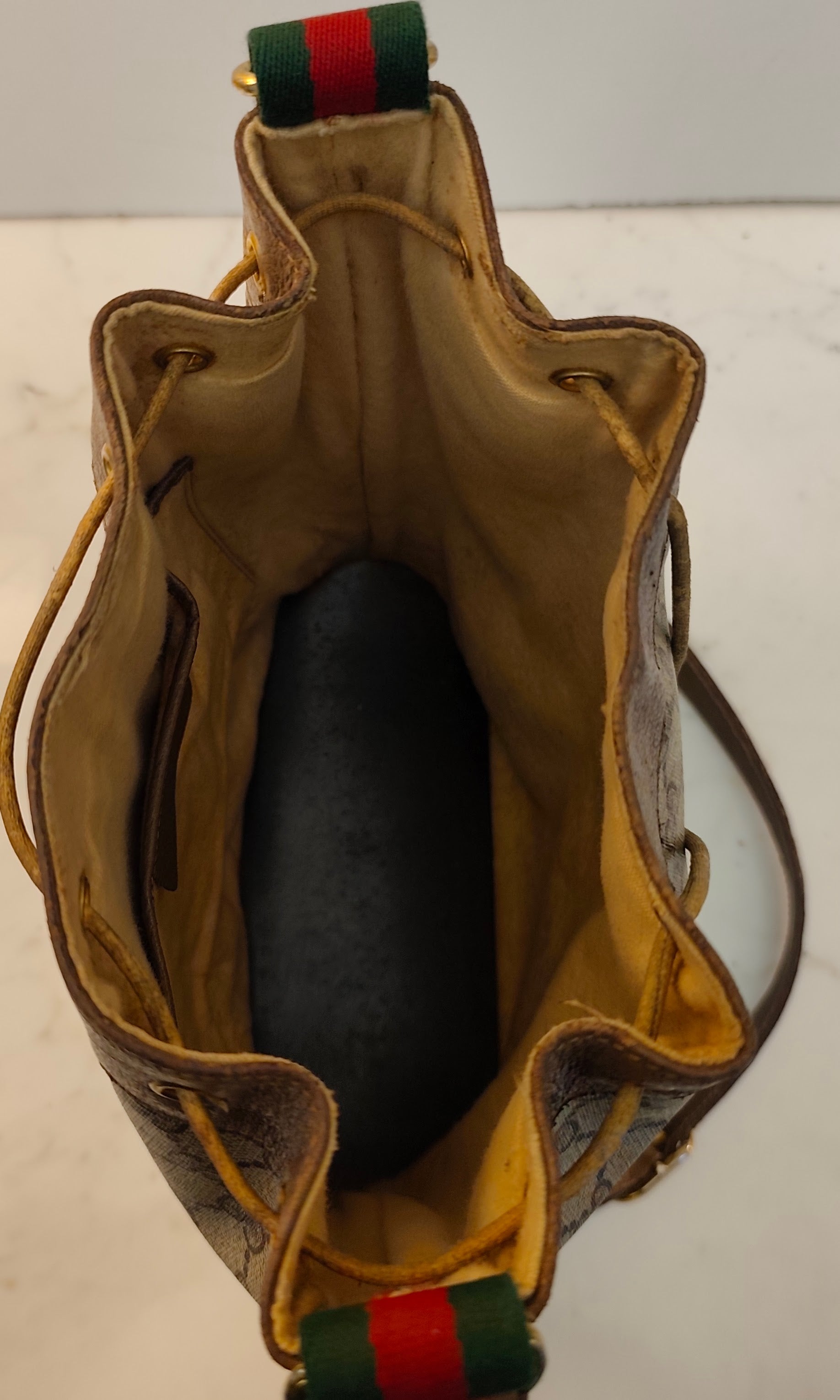 Gucci - Secchiello Ophidia Ovale "GG" Supreme Beige Vintage