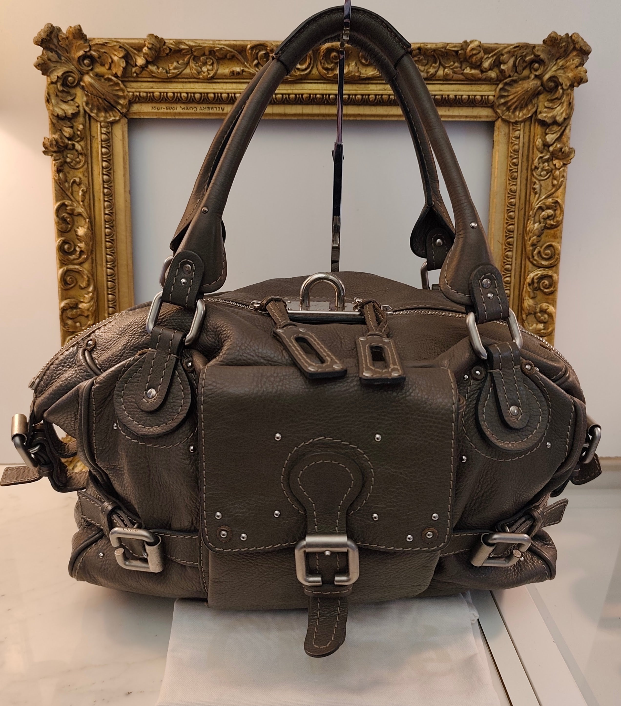 Chloé Paddington Borsa a Spalla Grande in Pelle