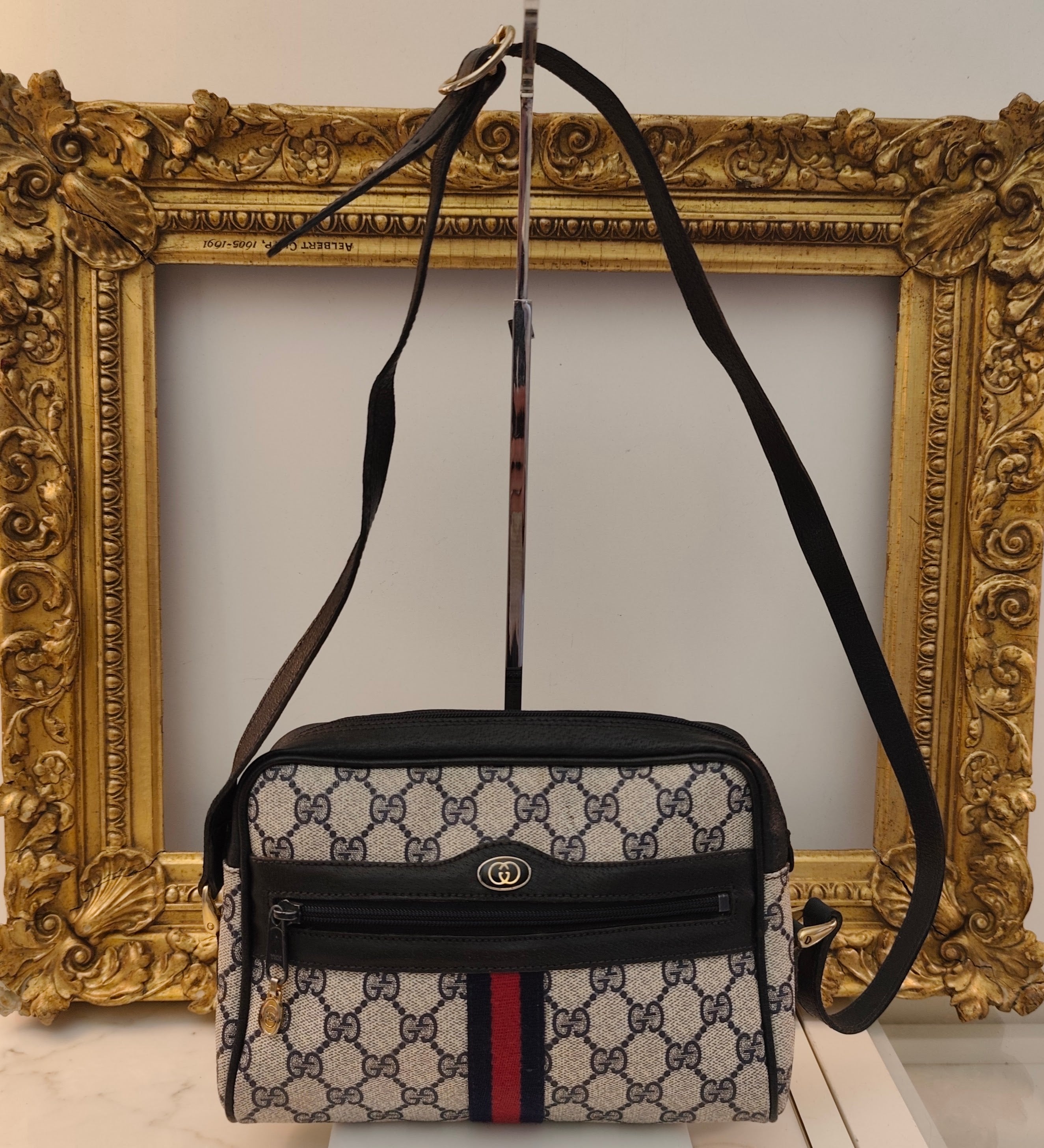 GUCCI - CAMERA BAG OPHIDIA "GG" Blu VINTAGE