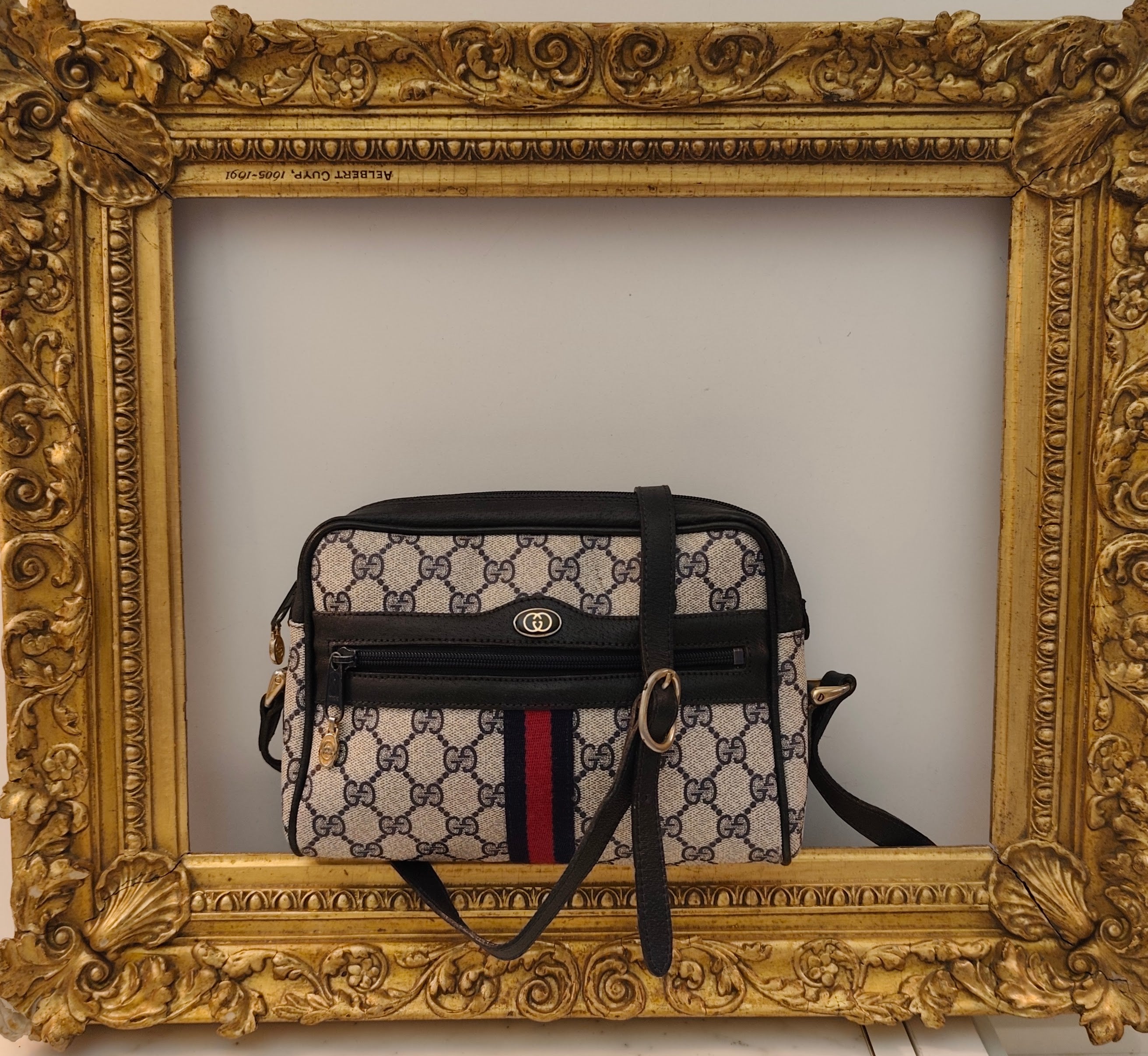 GUCCI - CAMERA BAG OPHIDIA "GG" Blu VINTAGE