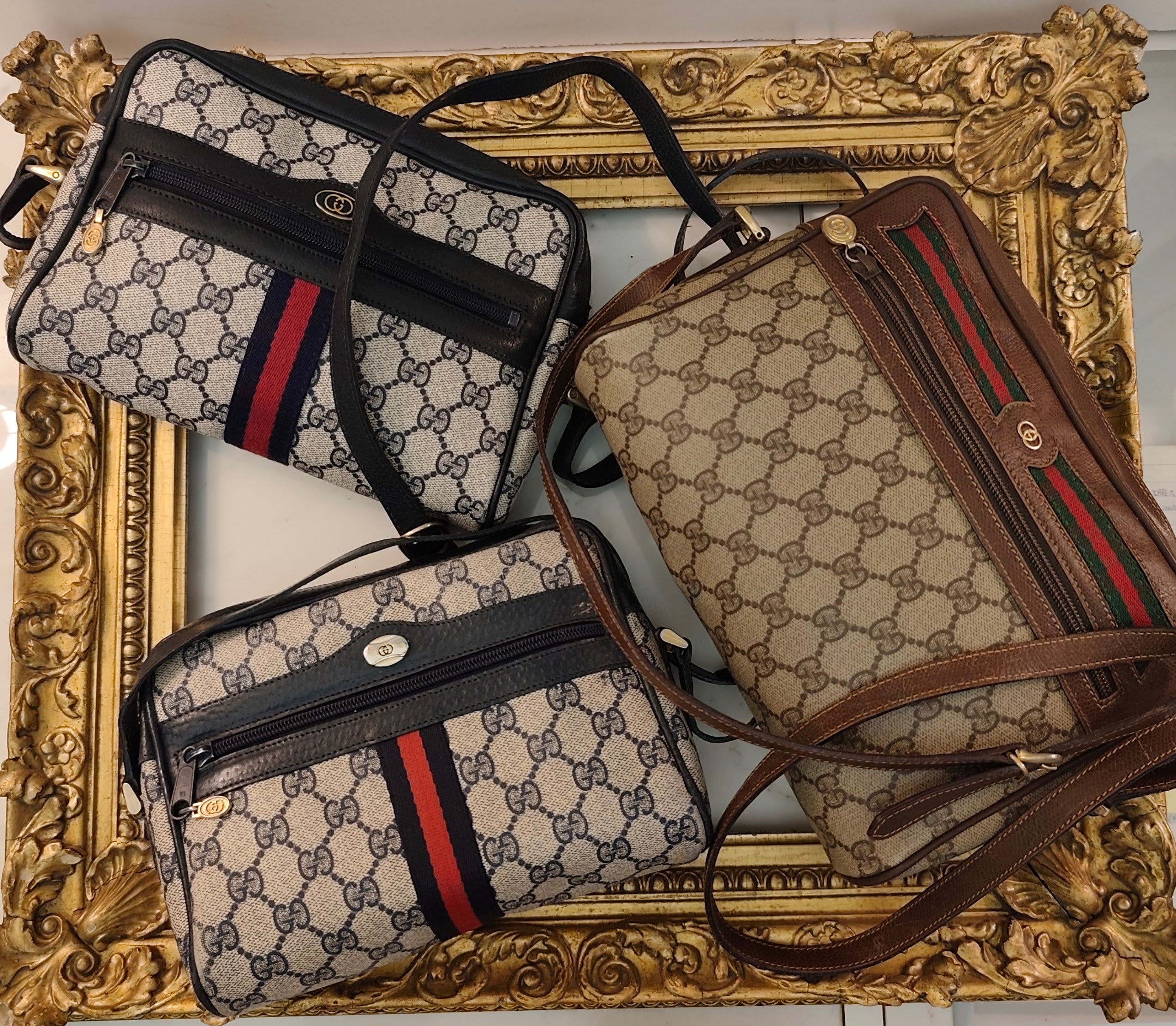GUCCI - CAMERA BAG OPHIDIA "GG" Blu VINTAGE