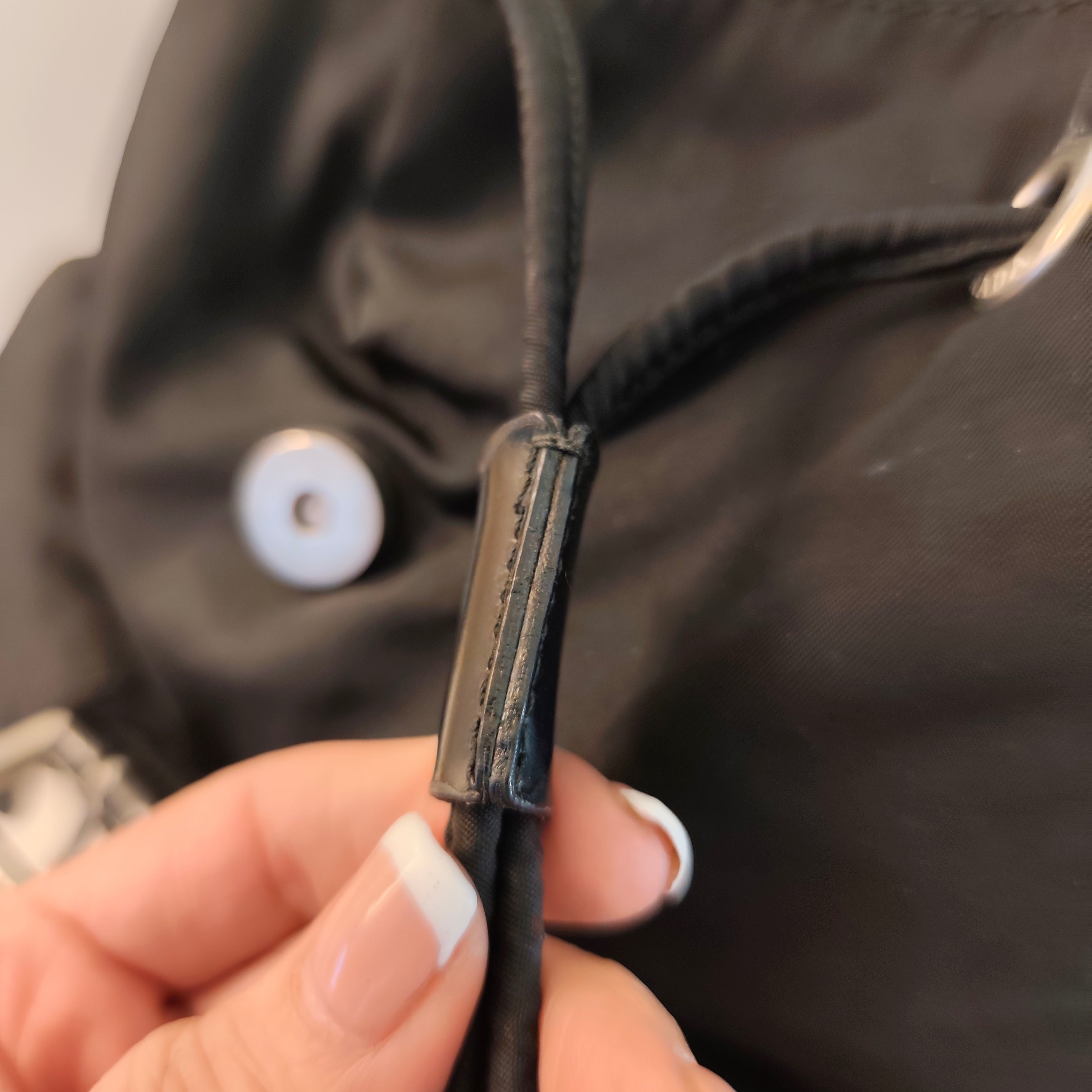 Prada – Zaino Classico Iconico in Nylon Nero Misura Grande Vintage