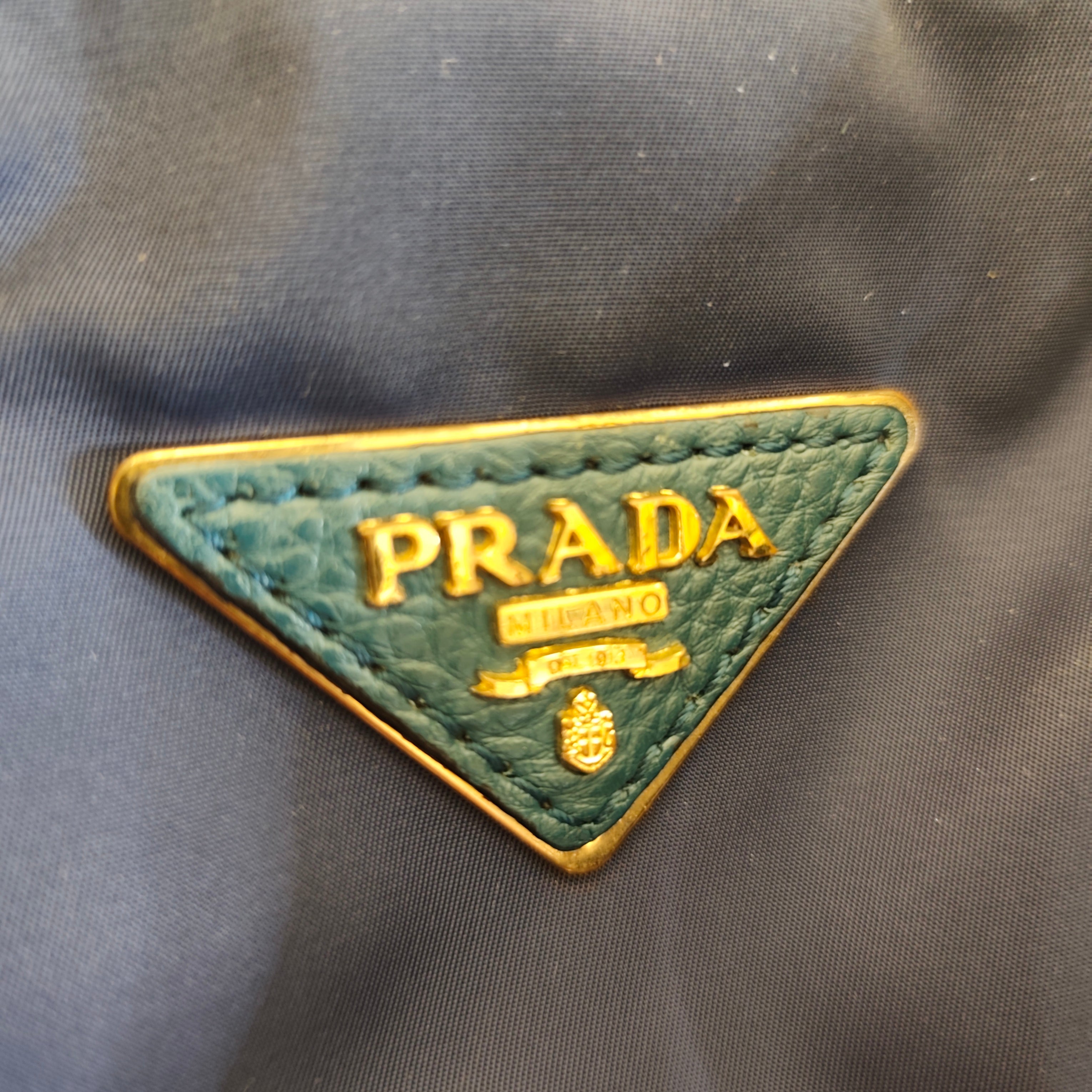 Prada – Borsa Tote Shopper a Sacco Nylon e Pelle Ottanio