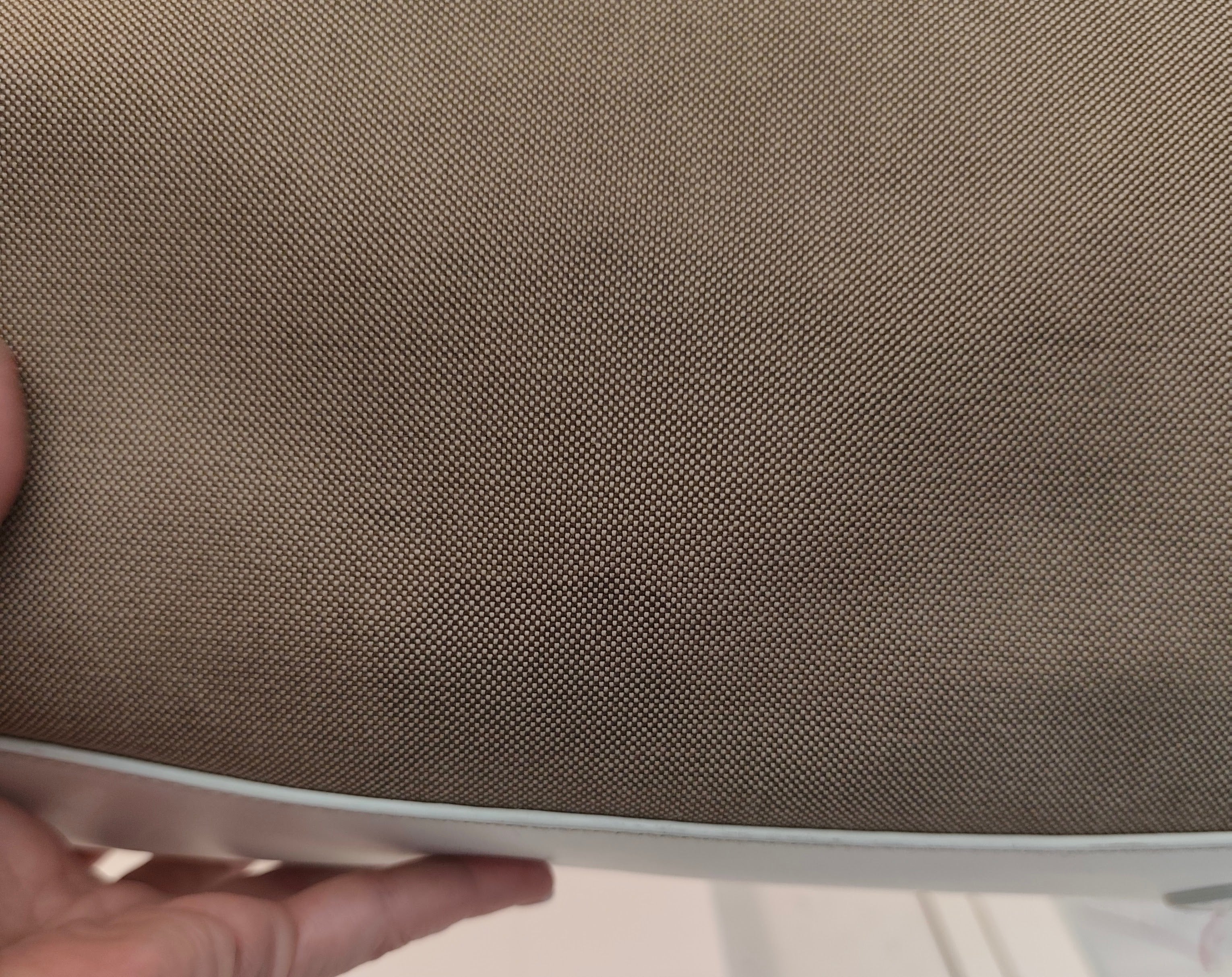 Prada – Hobo Shopper Logo Jacquard Beige e Pelle Bianca