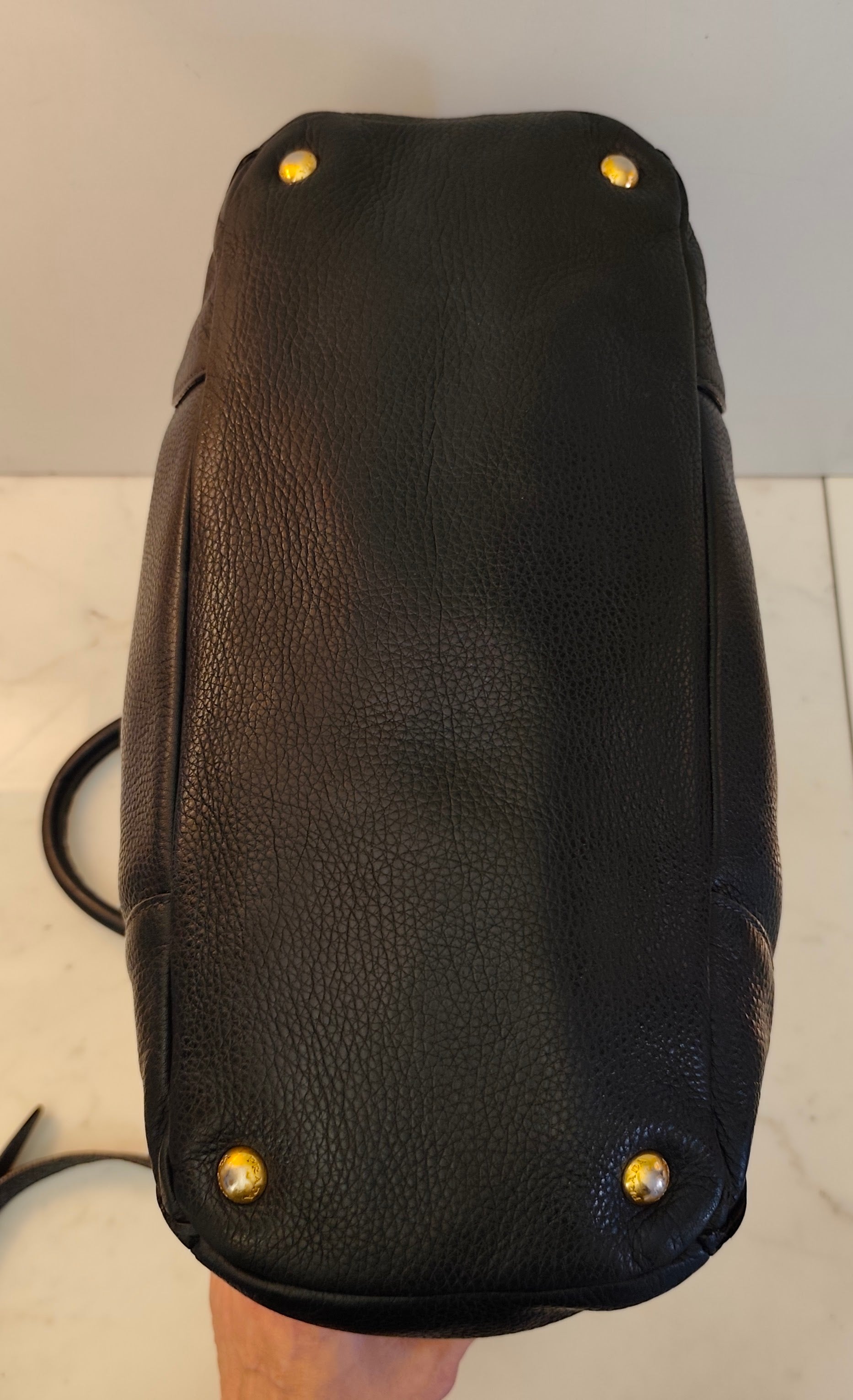 Prada – Tote Bag Shopper in Pelle Martellata Nera