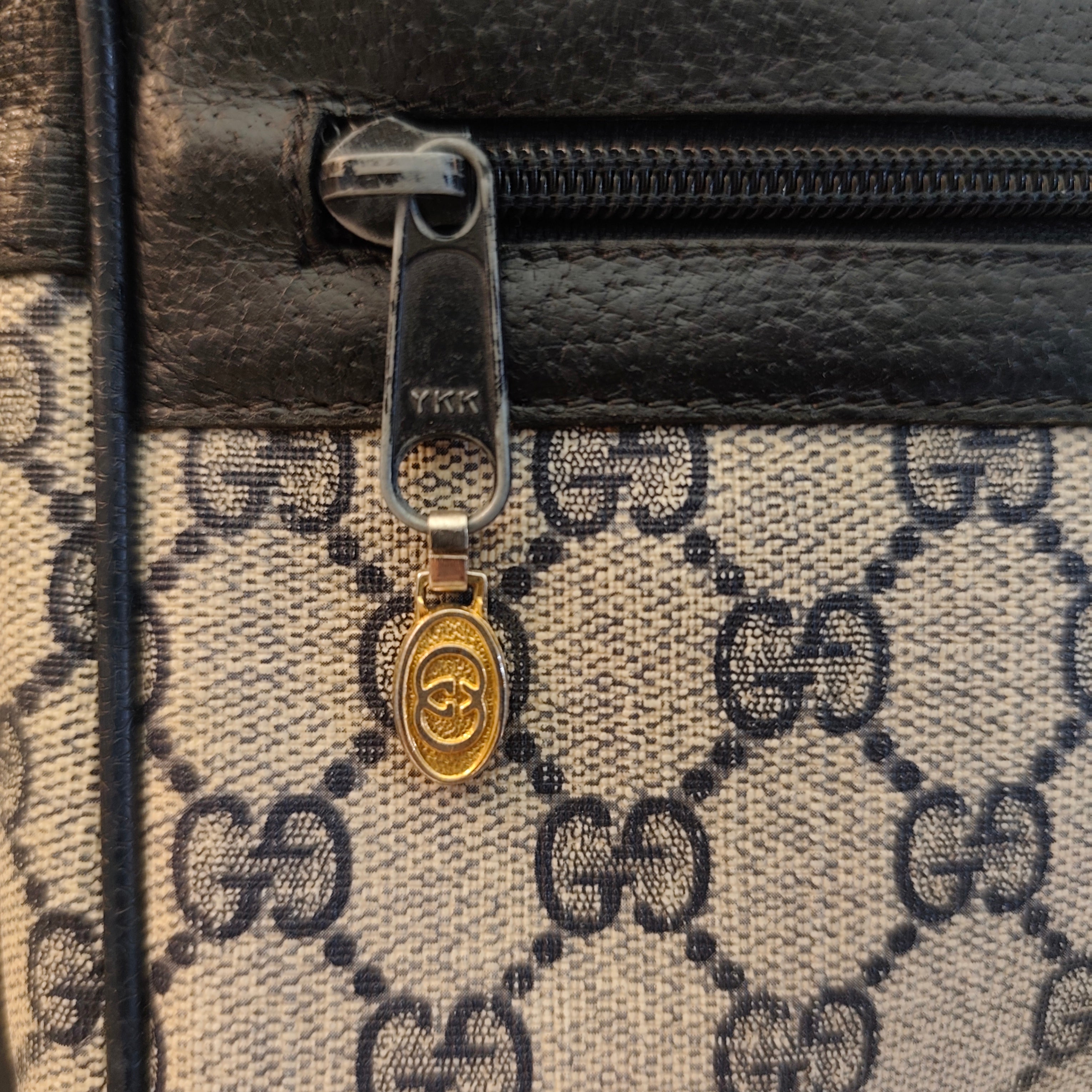 Gucci - Ophidia Camera Bag a Tracolla "GG" Supreme Blu Vintage