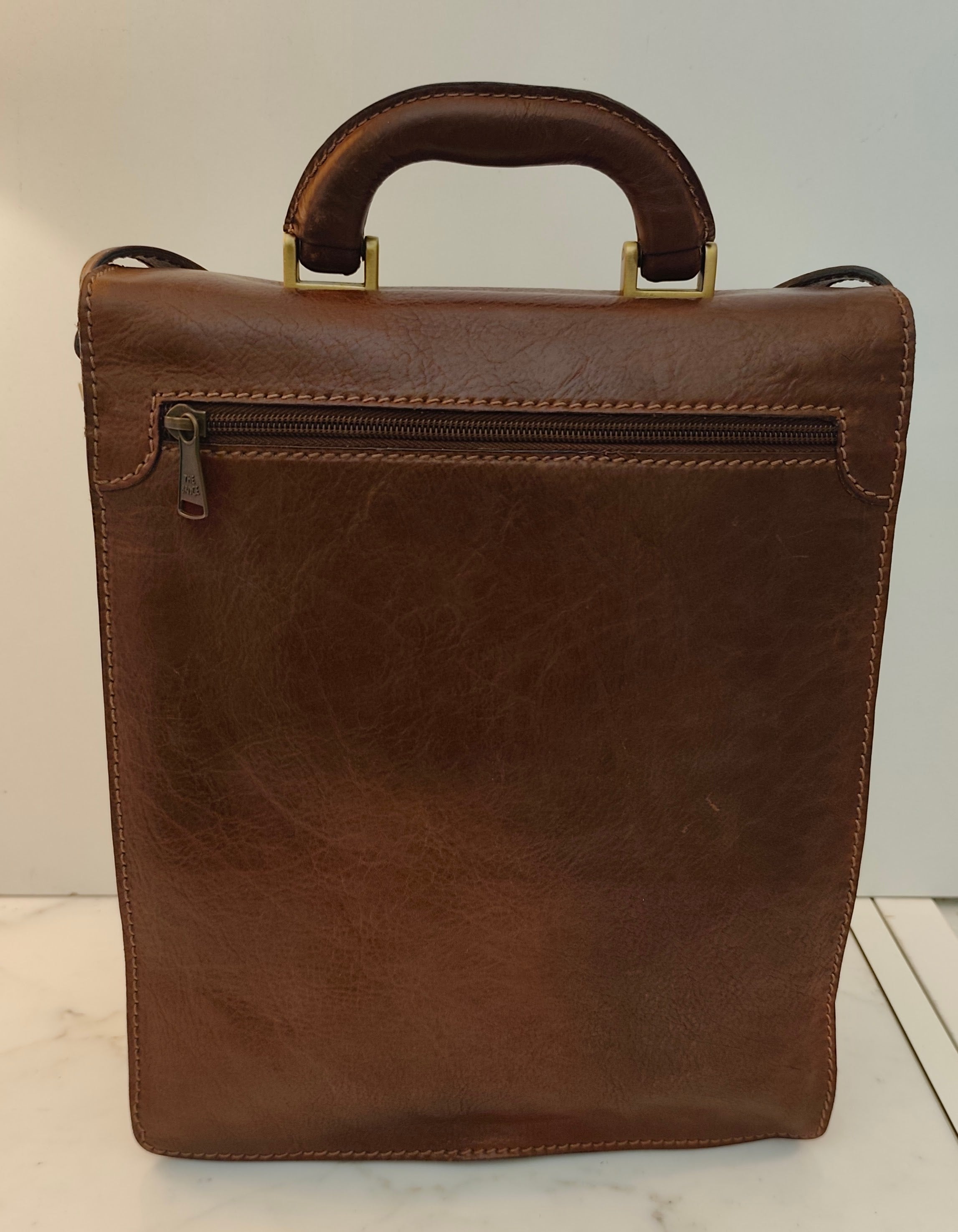 The Bridge – Borsello a Spalla o a Tracolla - Pelle Marrone Linea Story Vintage