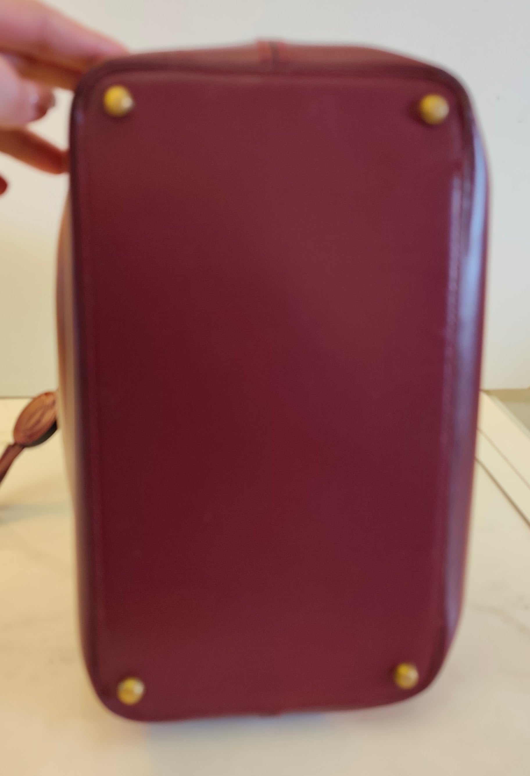 Cartier - Secchiello in Pelle Liscia Bordeaux con Scatola