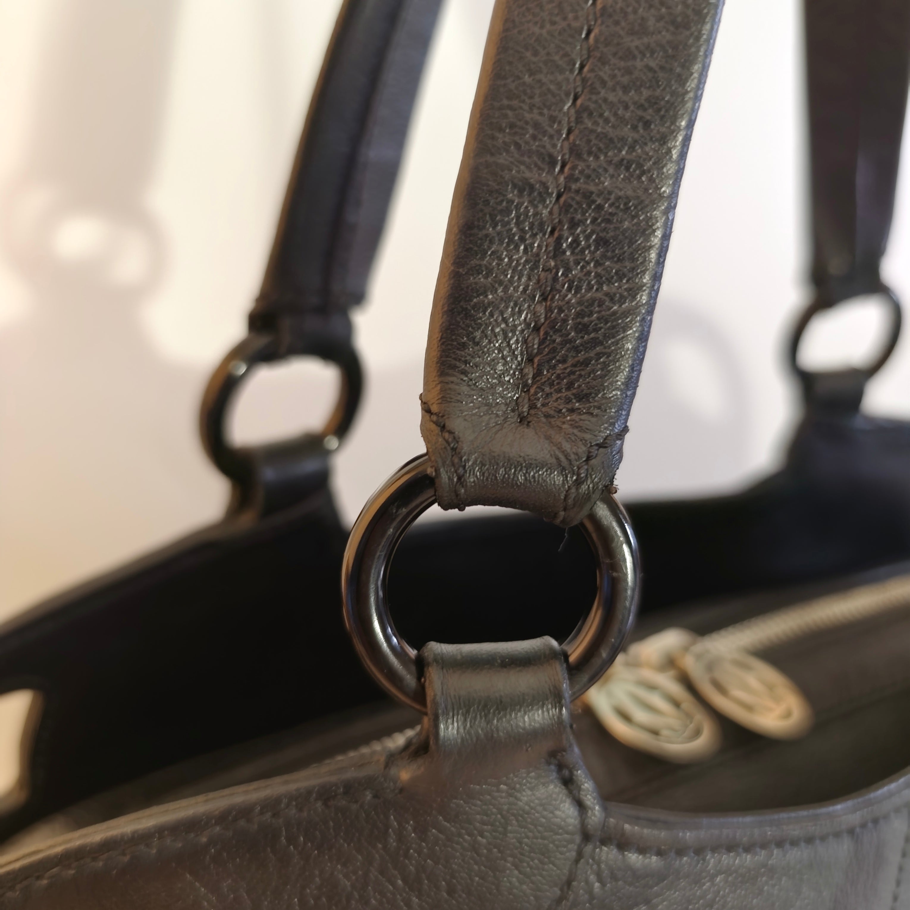 Cartier - Marcello Borsa in Pelle Nera Double Face con Tracolla