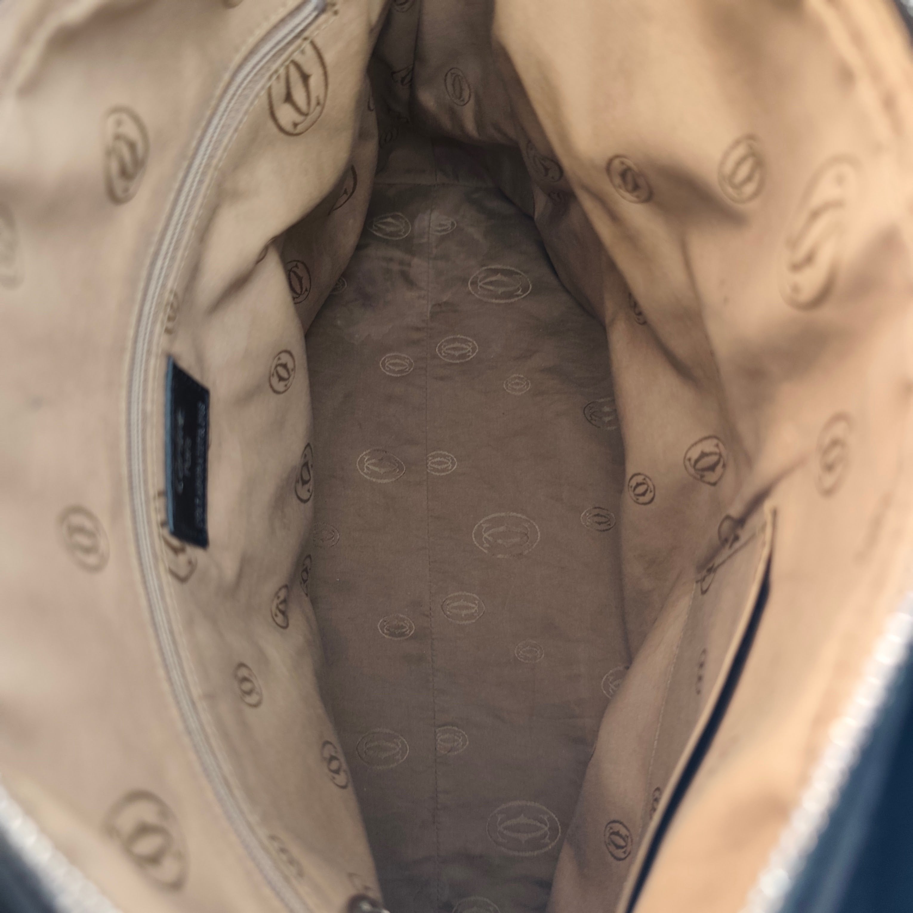 Cartier - Marcello Borsa in Pelle Nera Double Face con Tracolla