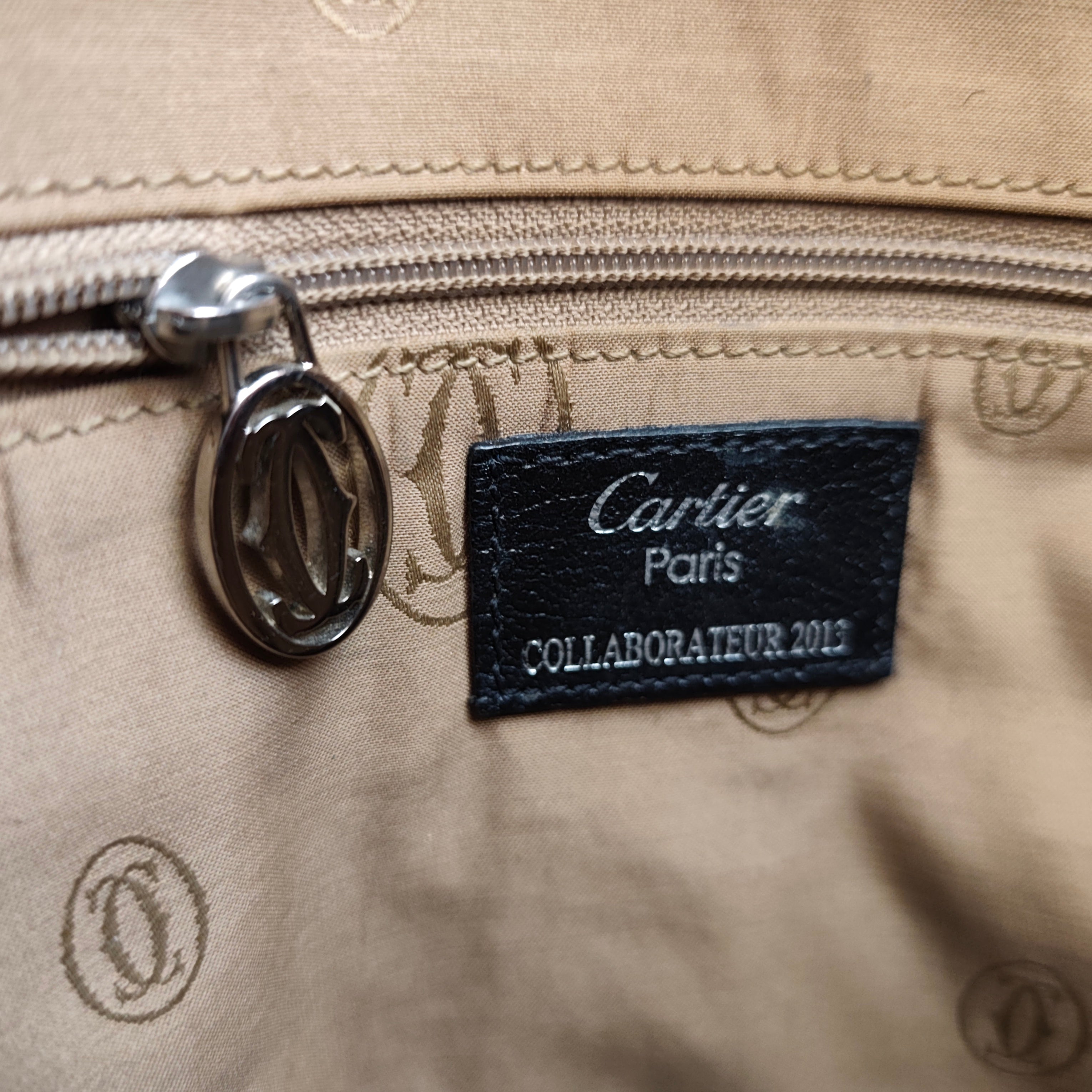 Cartier - Marcello Borsa in Pelle Nera Double Face con Tracolla