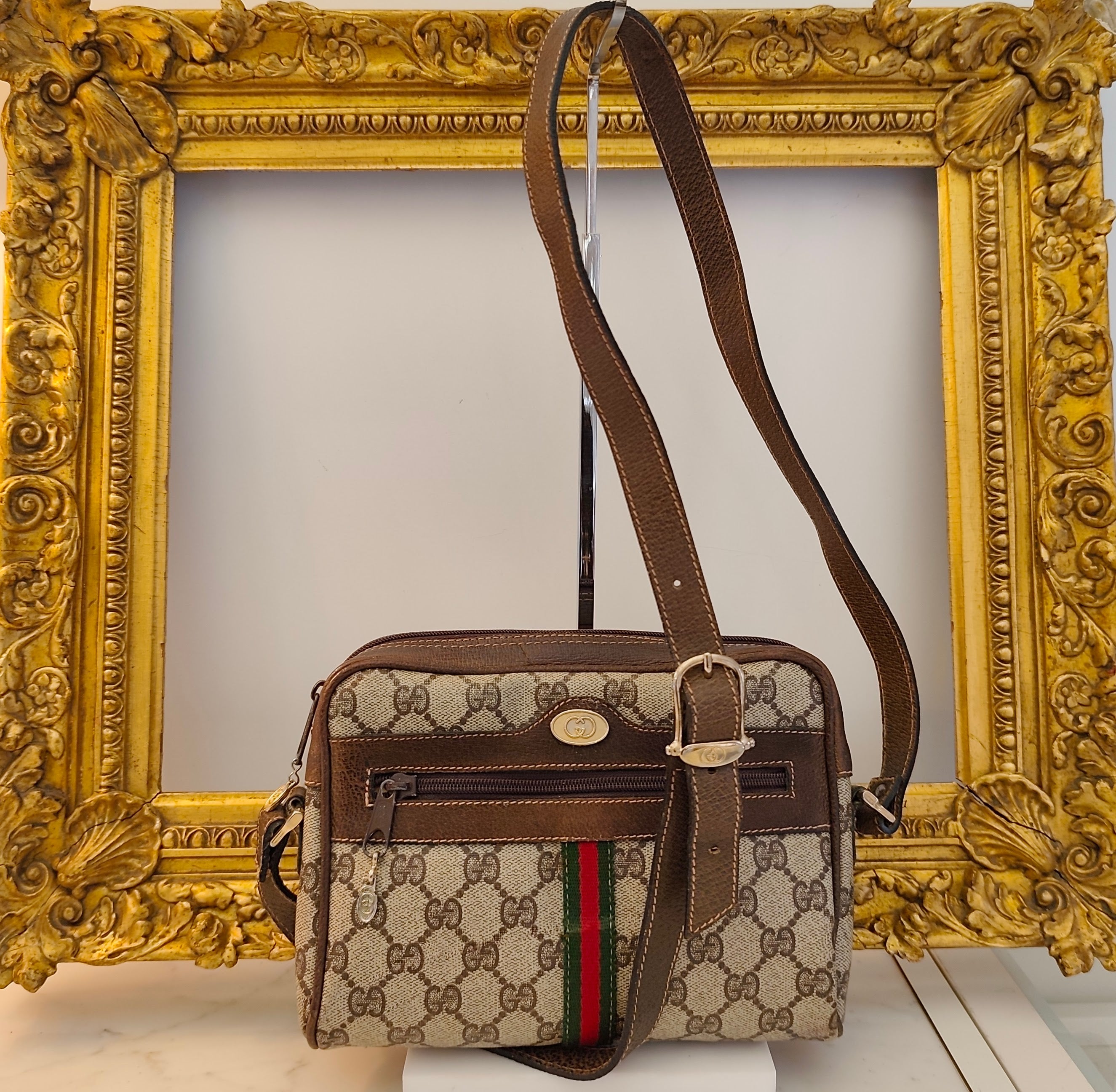 Gucci - Ophidia Camera Bag “GG Supreme” Beige Vintage