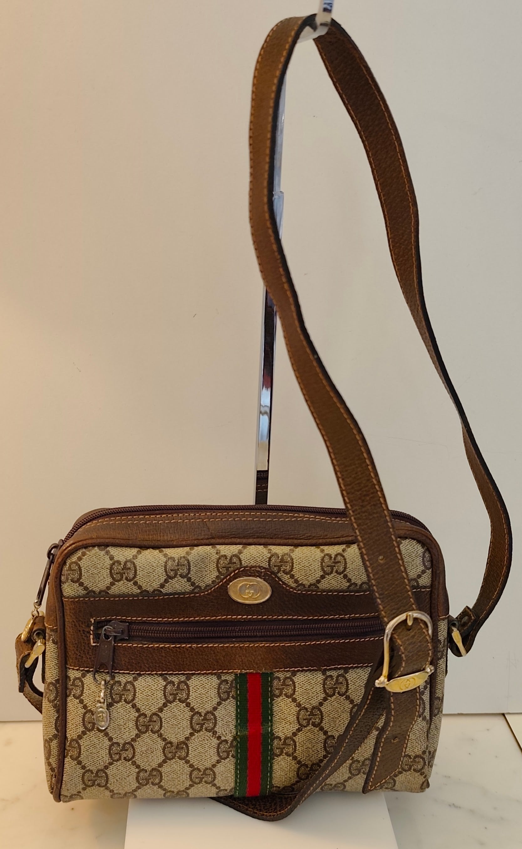 Gucci - Ophidia Camera Bag “GG Supreme” Beige Vintage