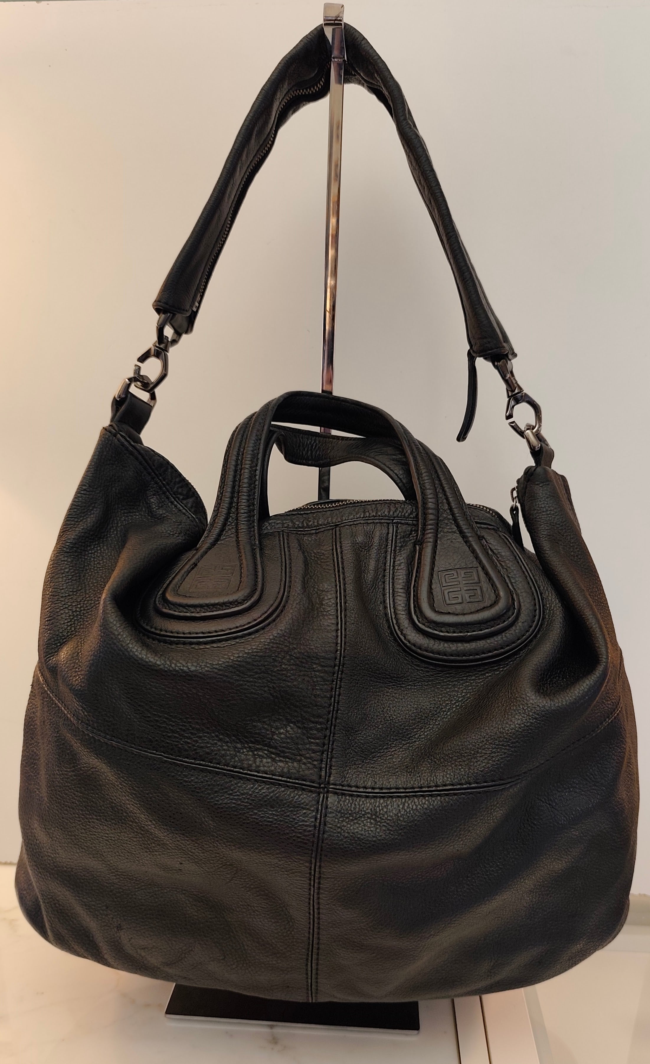 Givenchy -  Borsa Nightingale Tote a Spalla in Pelle Nera