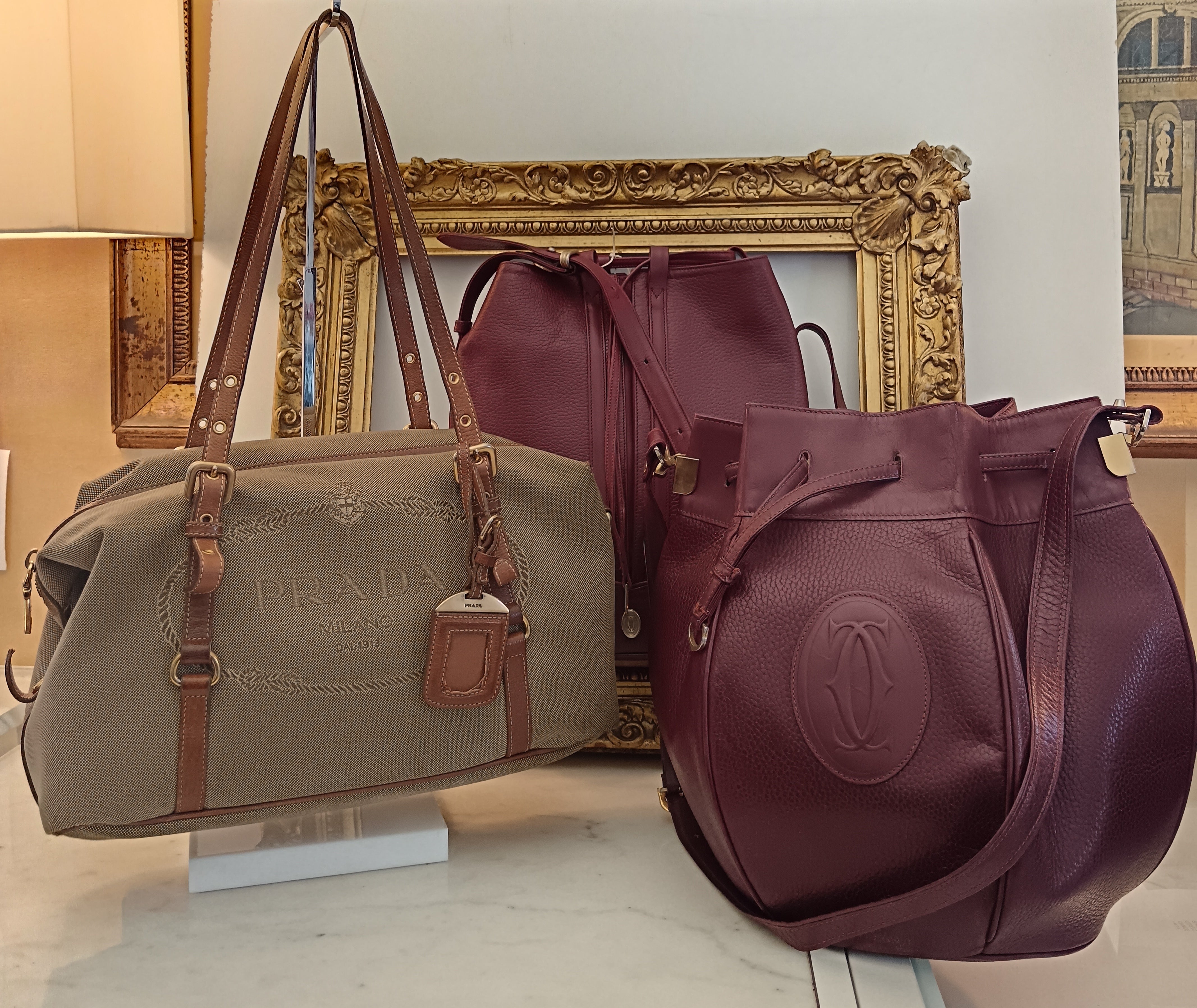 COMBO BOMBA €500: Cartier a scelta + Prada Bauletto Marrone