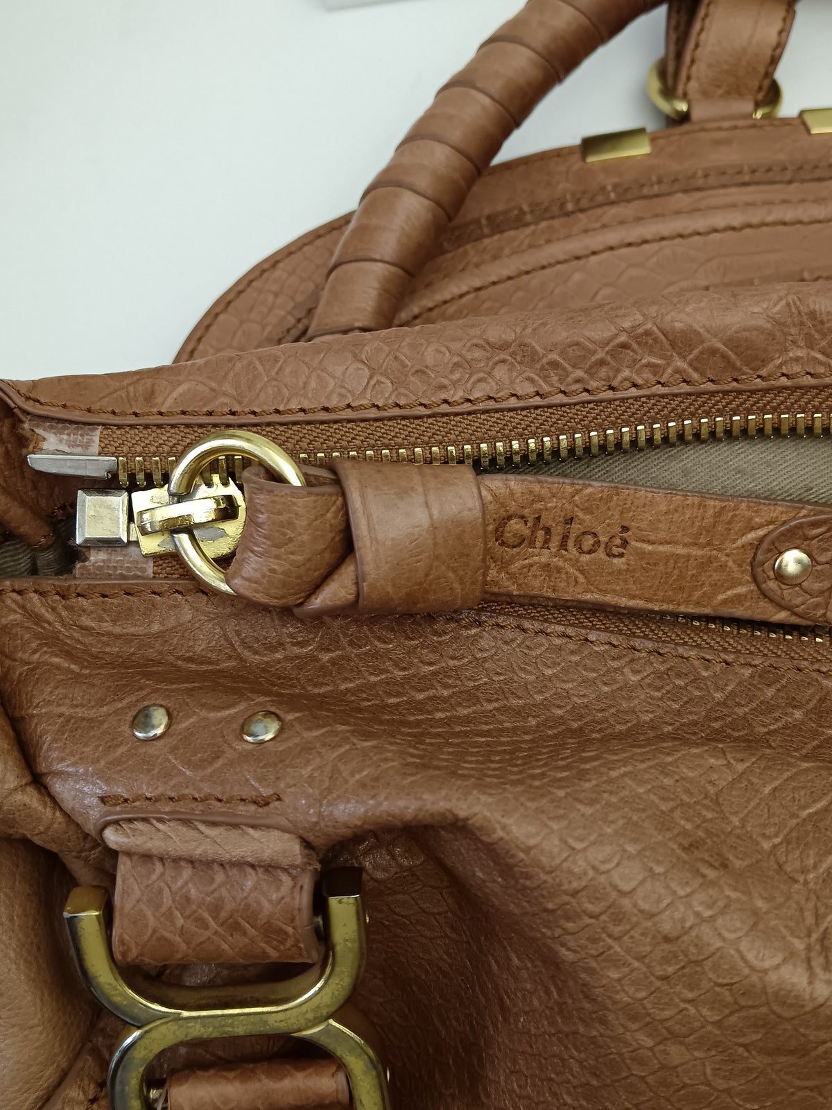 CHLOE' - Borsa Marcie Pitone Rosa