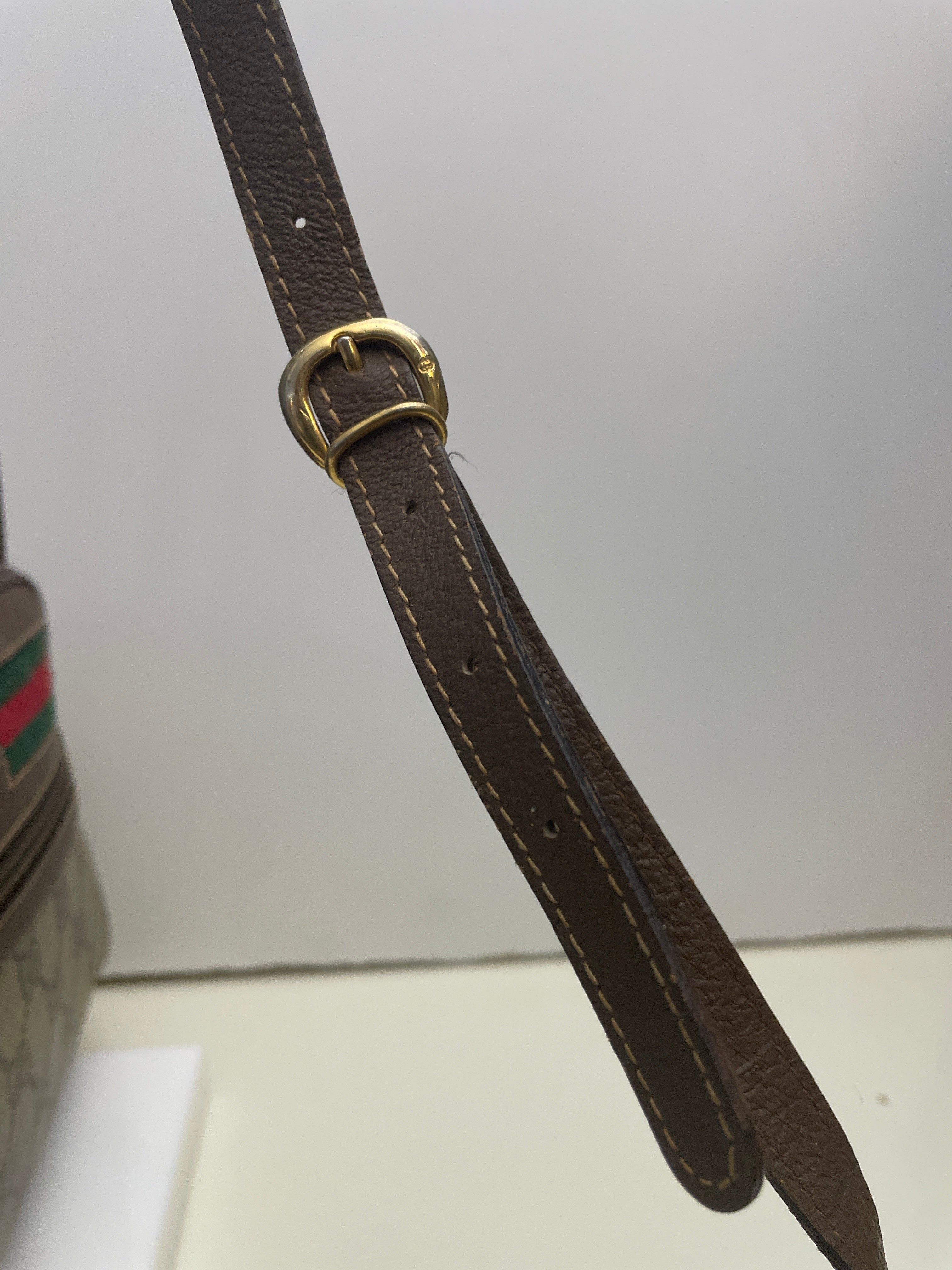 Gucci - Ophidia Camera Bag Piccola Postina a Tracolla “GG” Supreme Beige Anni '90