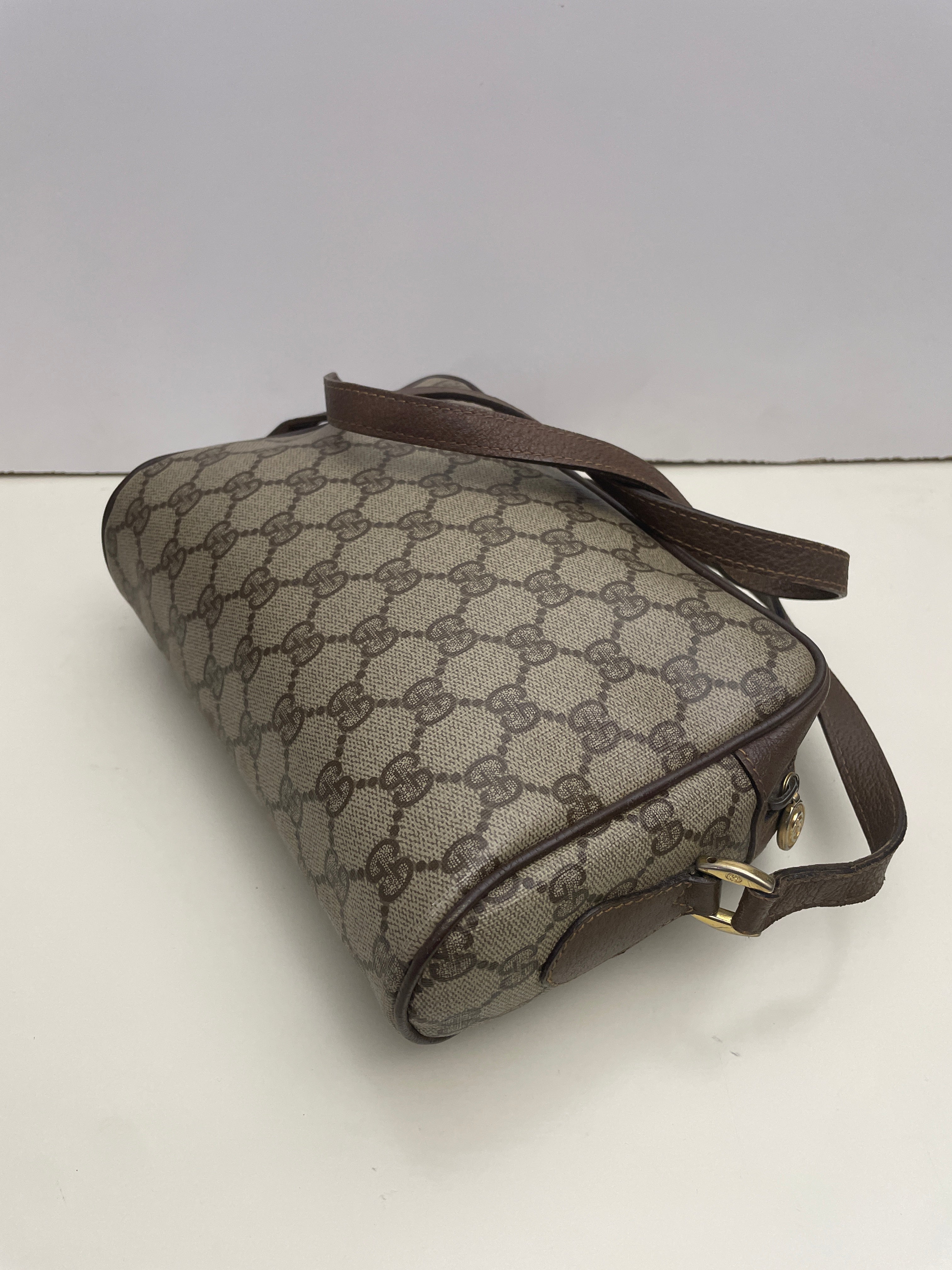 Gucci - Ophidia Camera Bag Piccola Postina a Tracolla “GG” Supreme Beige Anni '90