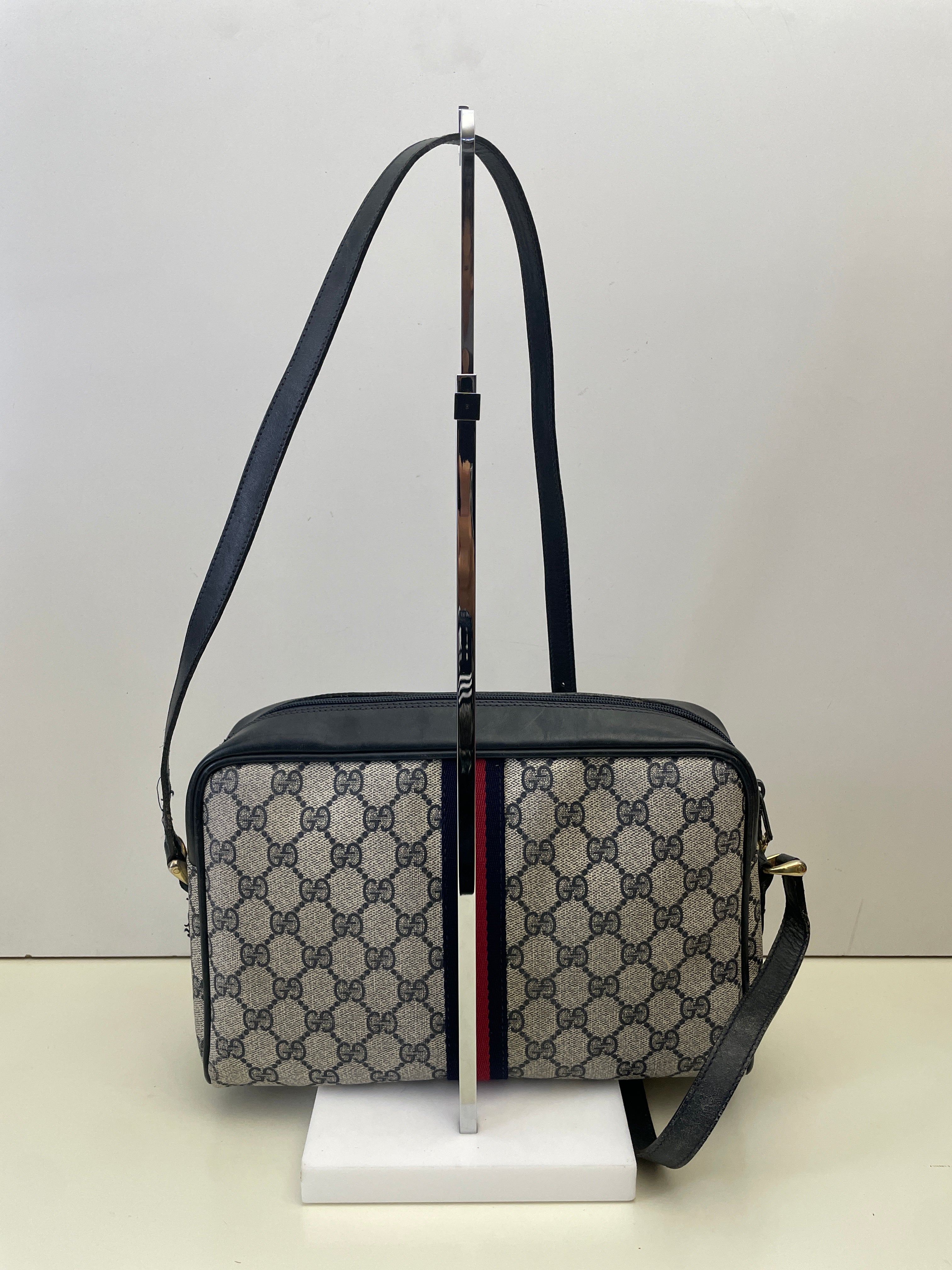 Gucci - Ophidia Camera Bag Postina Blu a Tracolla Vintage