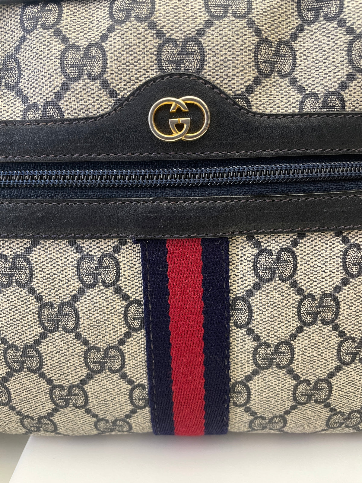 Gucci - Ophidia Camera Bag Postina Blu a Tracolla Vintage