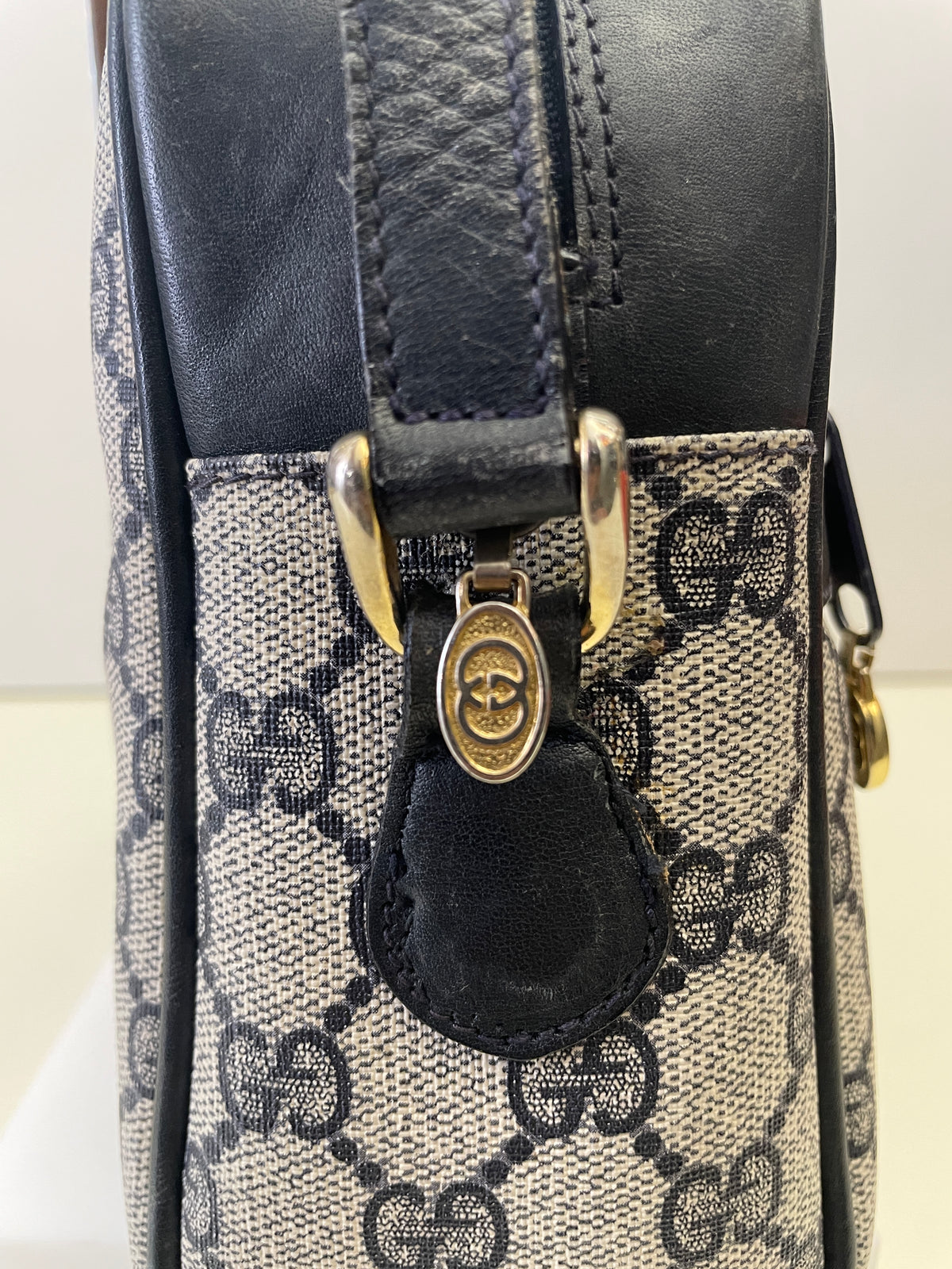 Gucci - Ophidia Camera Bag Postina Blu a Tracolla Vintage