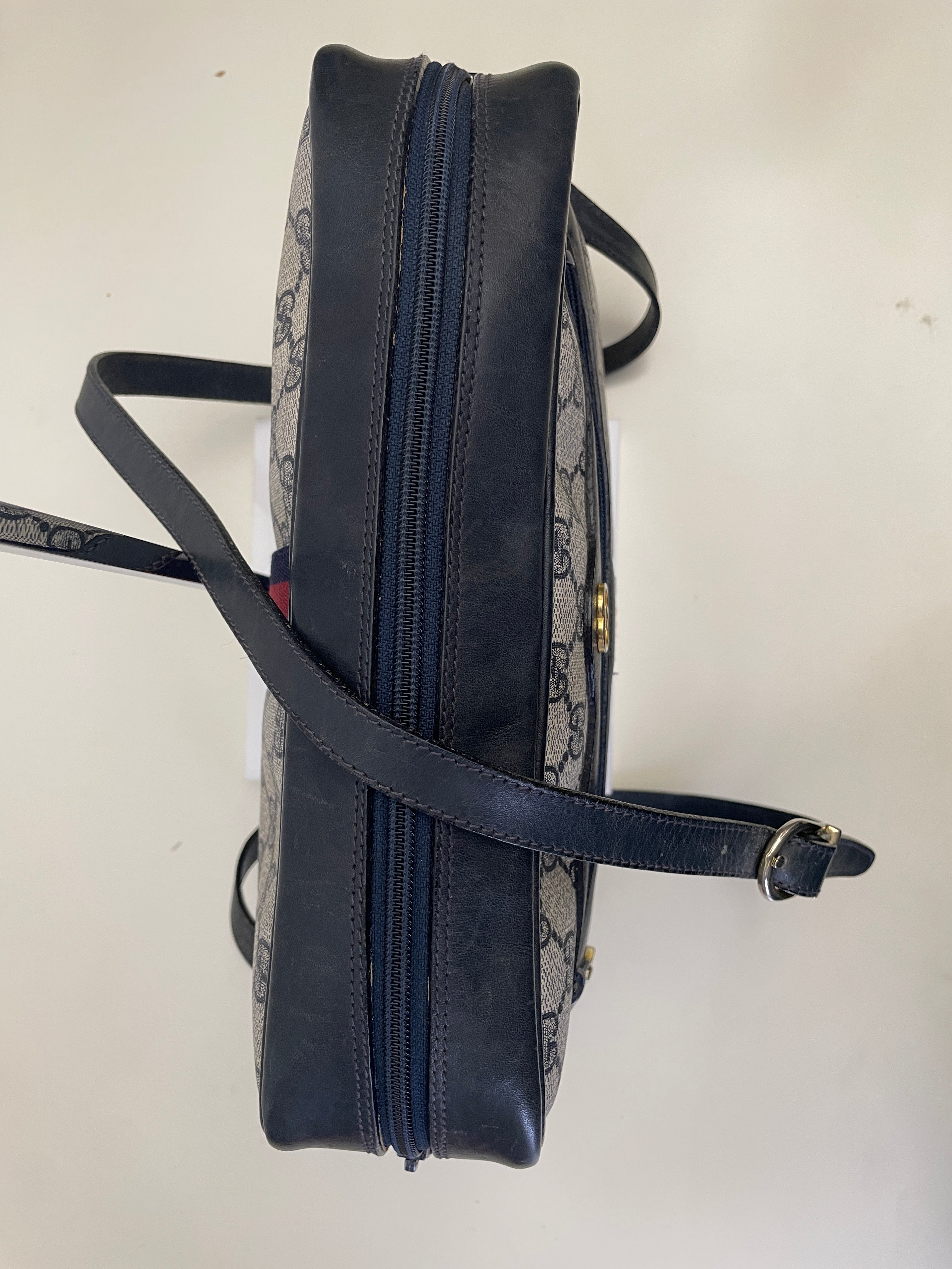Gucci - Ophidia Camera Bag Postina Blu a Tracolla Vintage