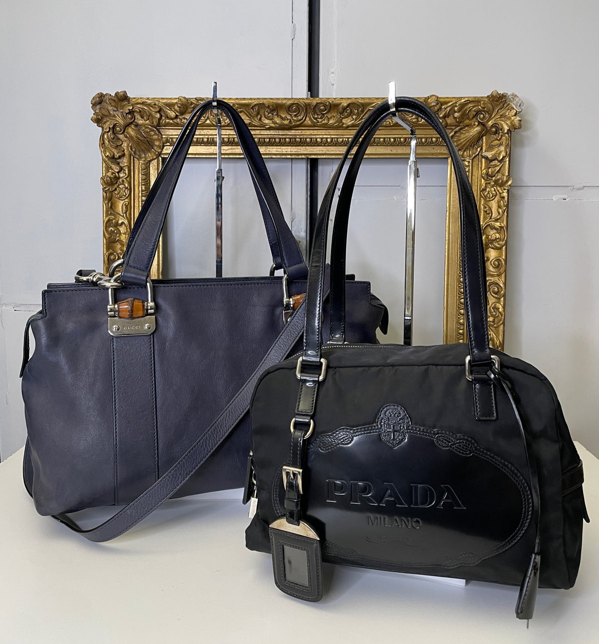 COMBO BOMBA €1000: Gucci Tote + Prada Bowling