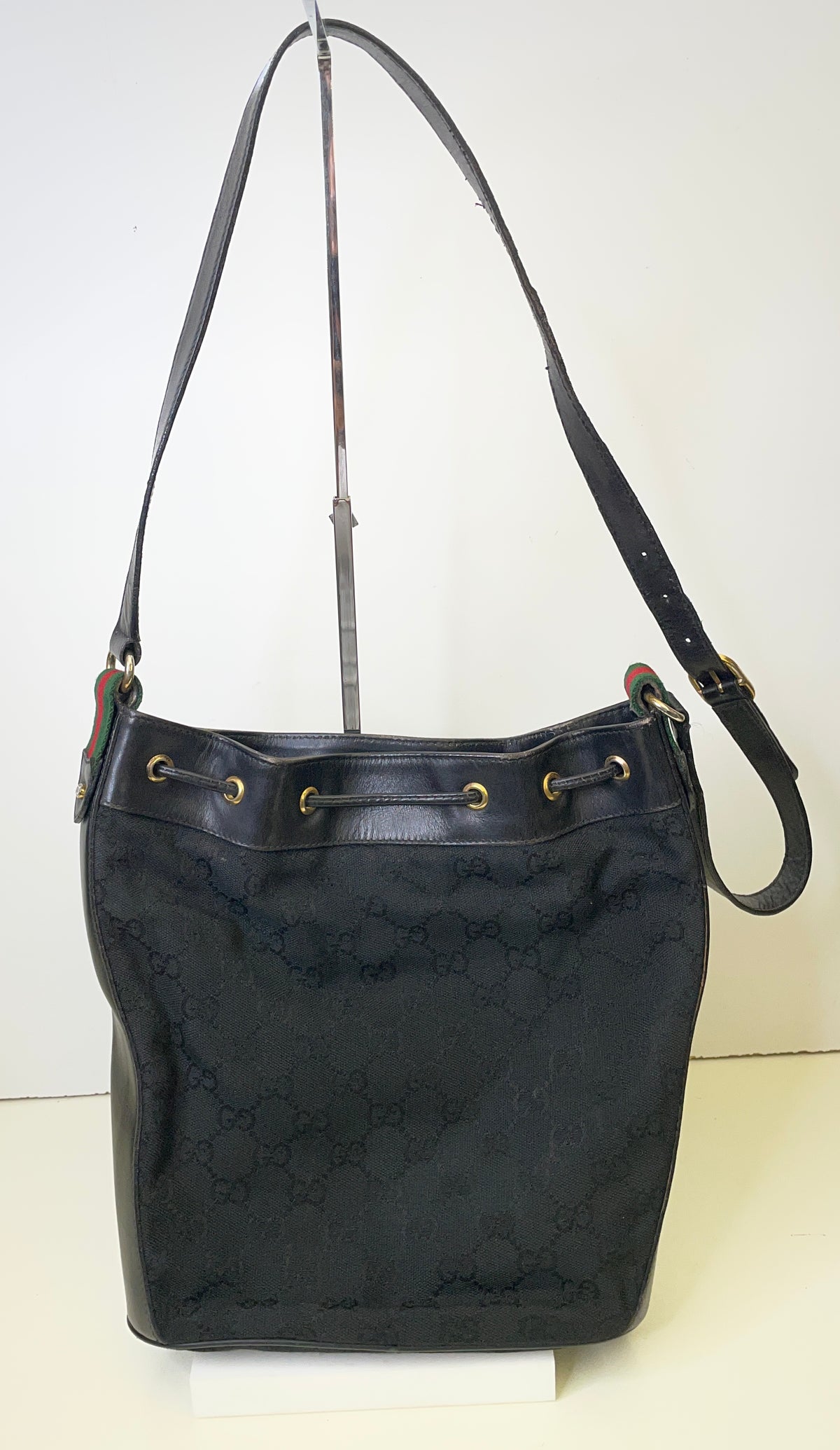 Gucci - Ophidia Borsa Secchiello “GG Supreme” Nero Vintage