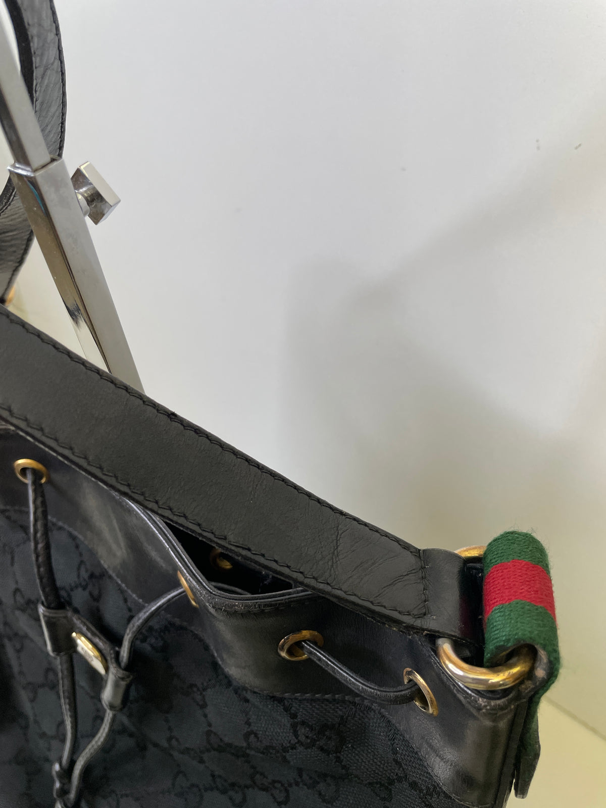 Gucci - Ophidia Borsa Secchiello “GG Supreme” Nero Vintage