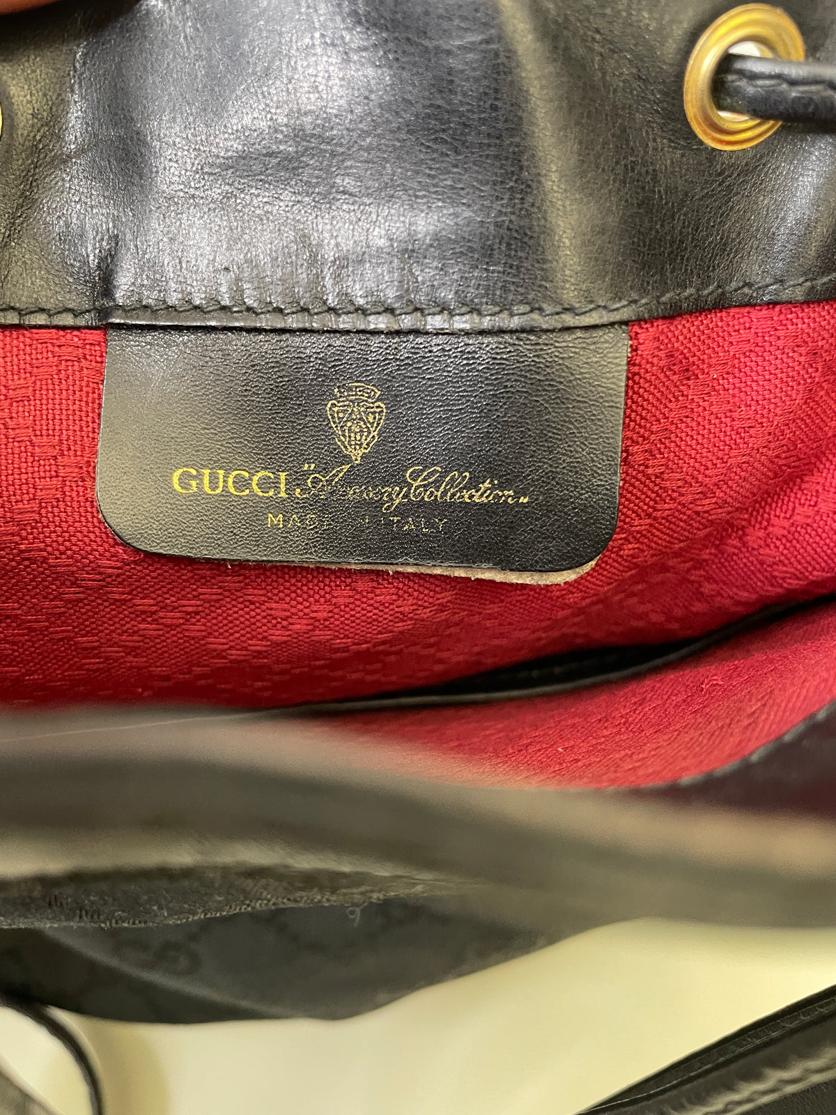 Gucci - Ophidia Borsa Secchiello “GG Supreme” Nero Vintage