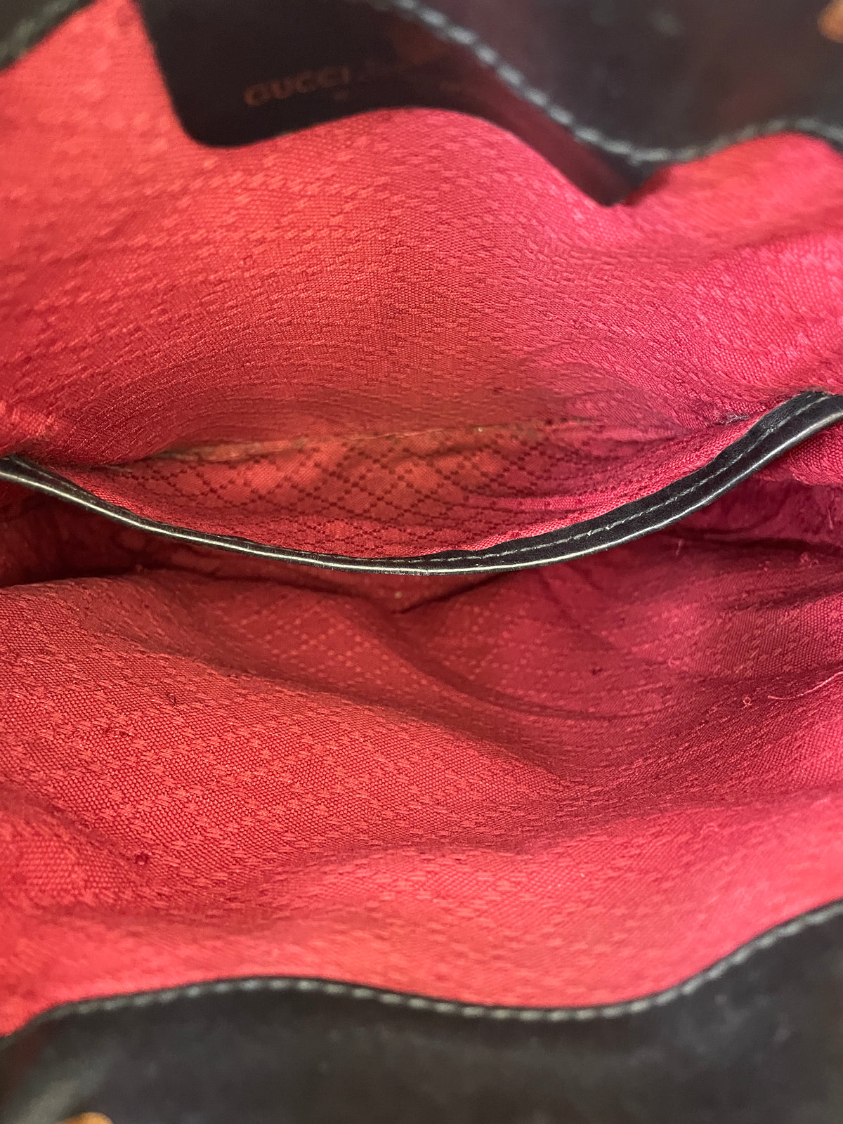 Gucci - Ophidia Borsa Secchiello “GG Supreme” Nero Vintage