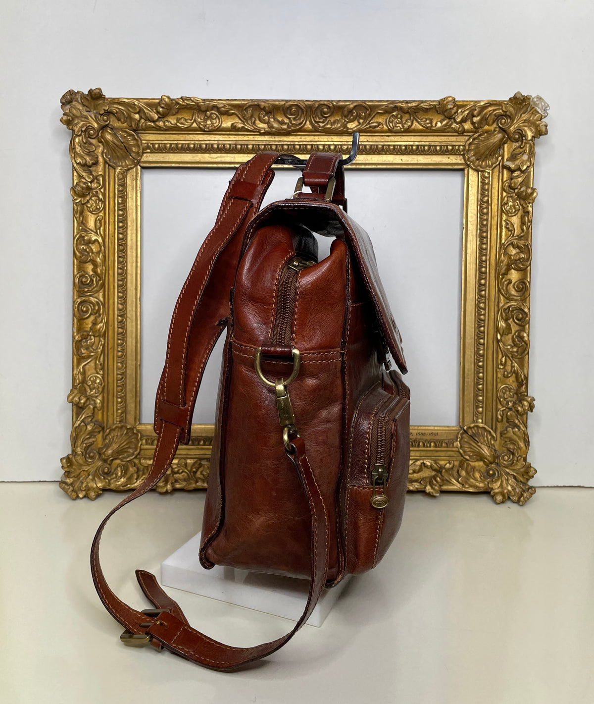 The Bridge Borsello Story Marrone 2 tasche davanti