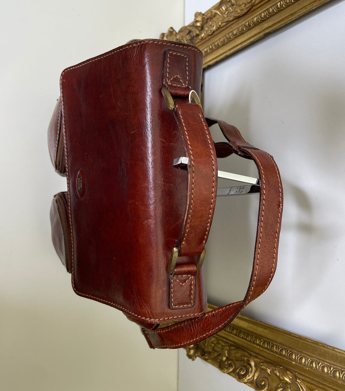 The Bridge Borsello Story Marrone 2 tasche davanti