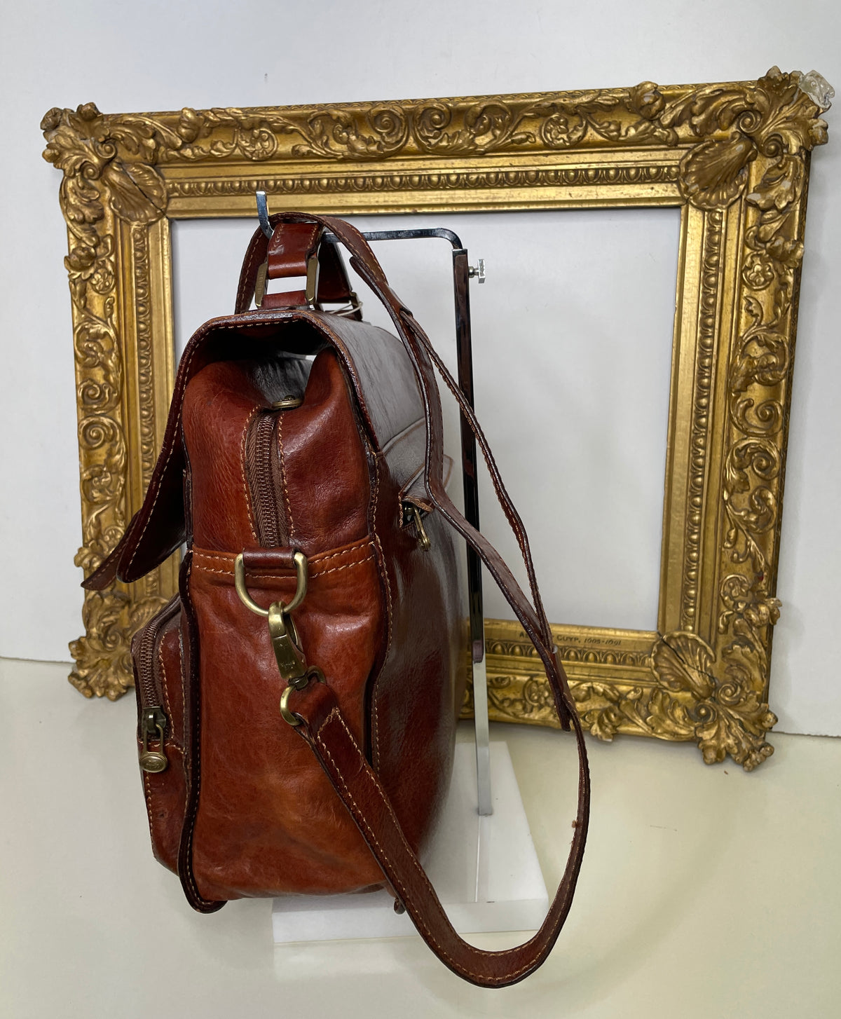 The Bridge Borsello Story Marrone 2 tasche davanti