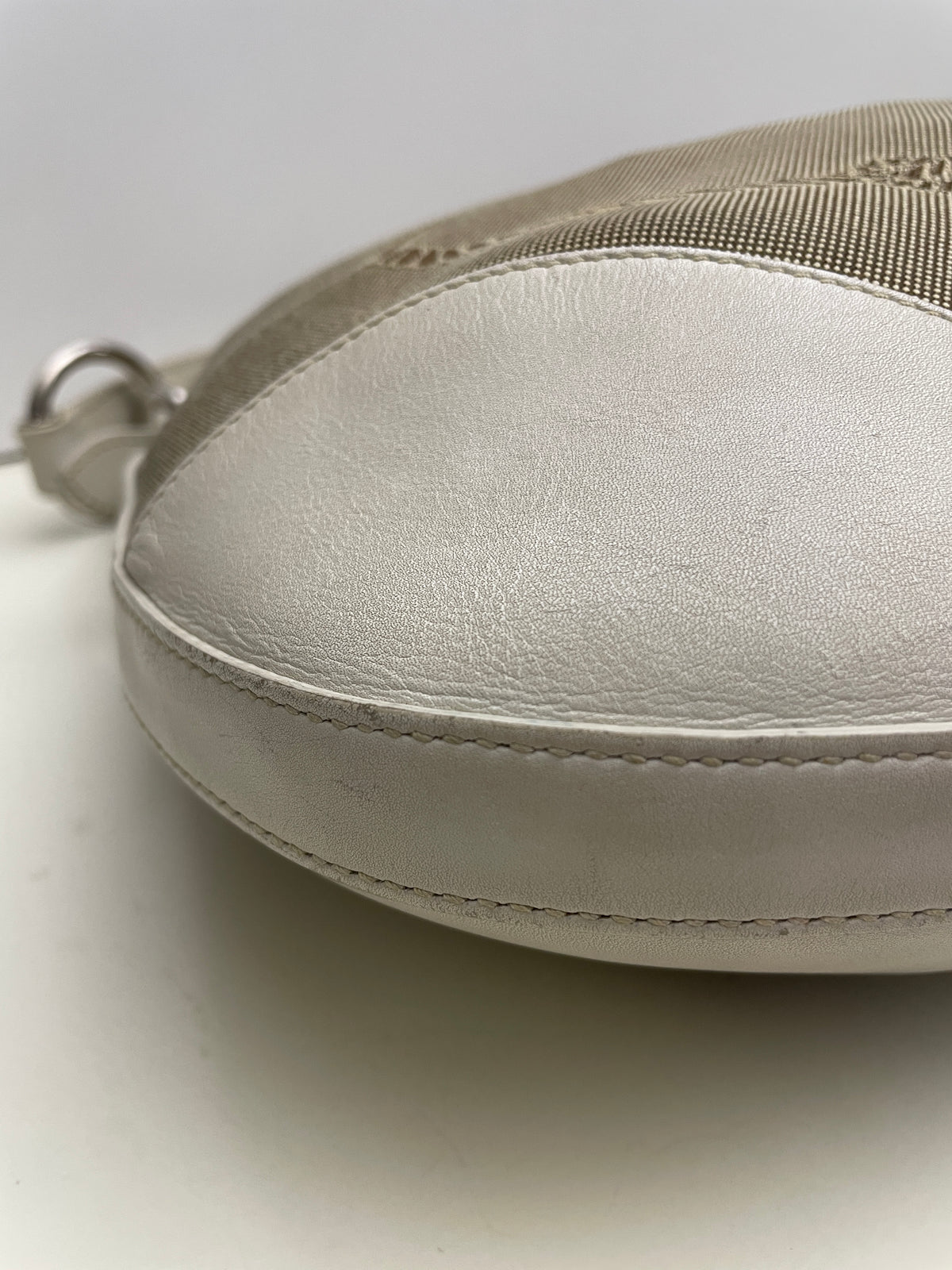 Prada - Hobo Logo Jacquard Beige e Avorio
